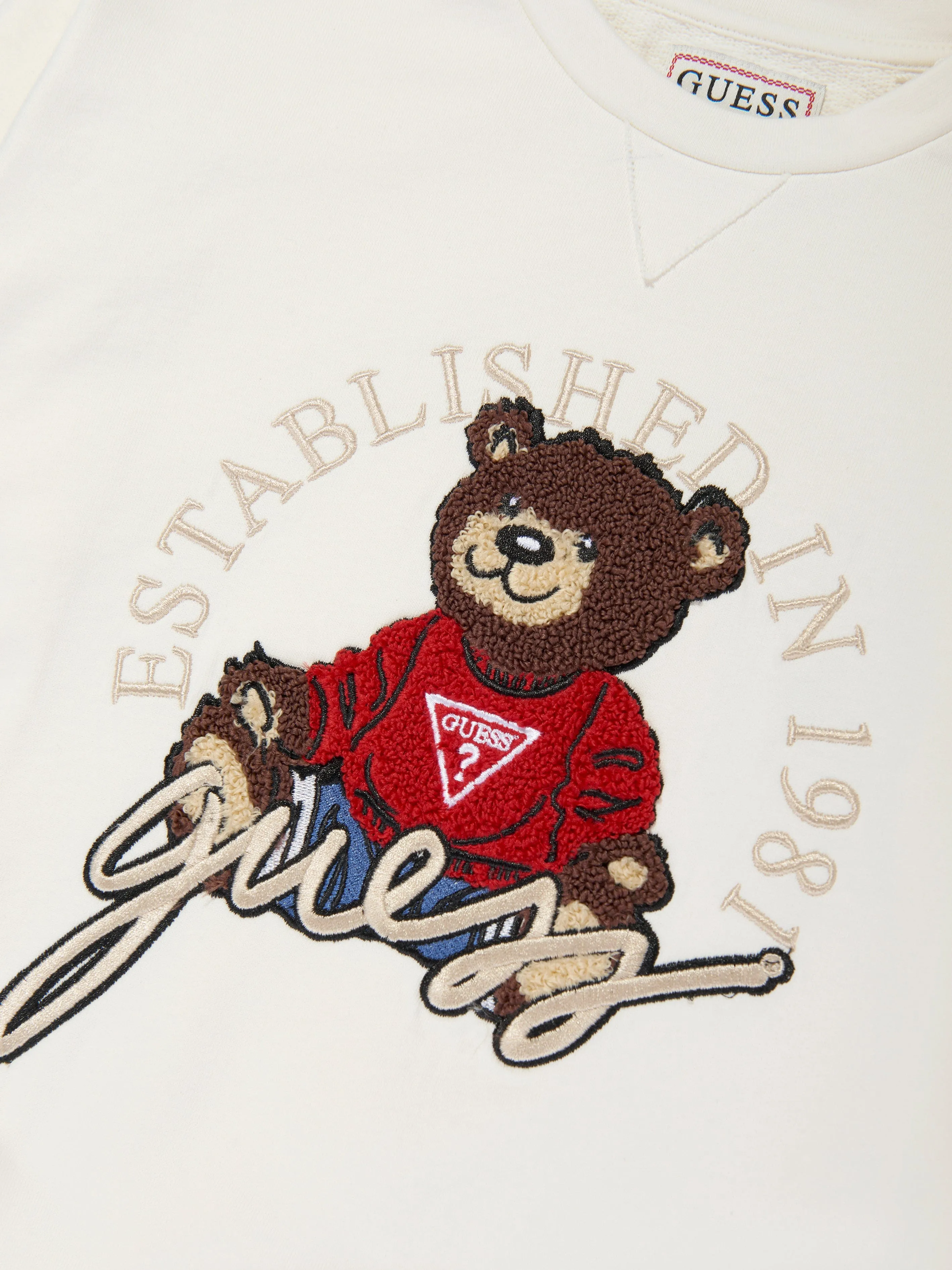 Kids Oversize Active Sweatshirt in White
