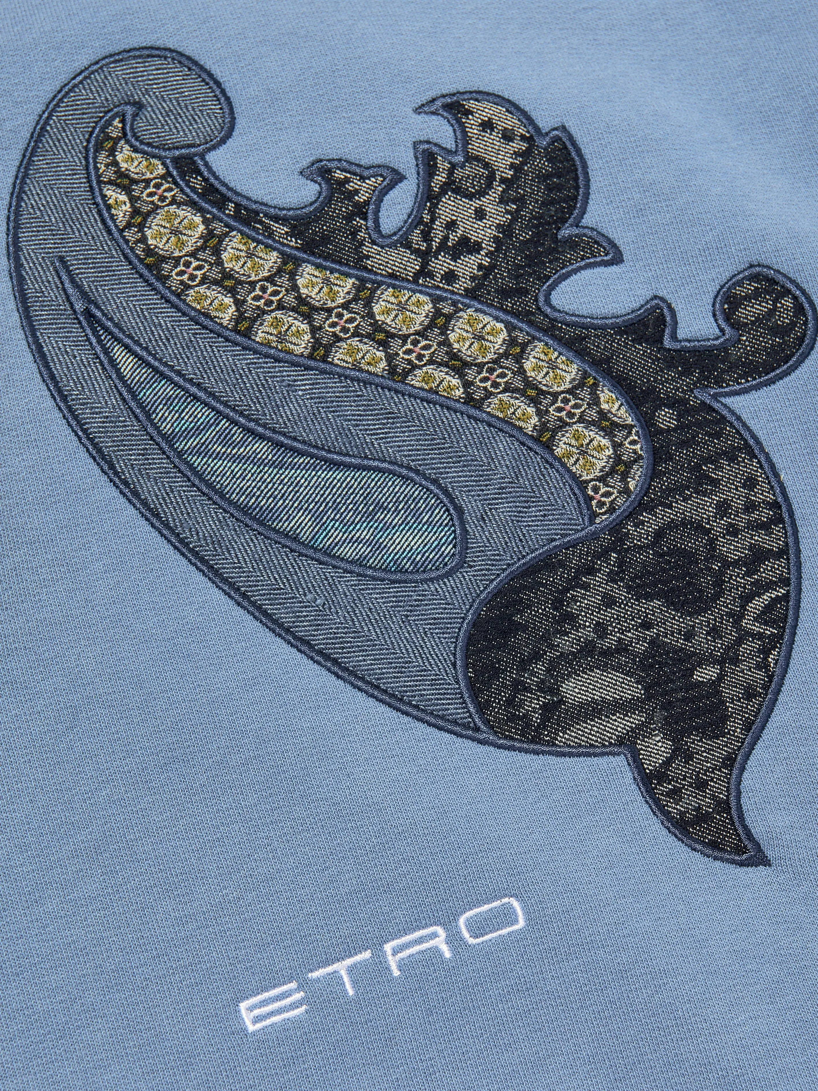 Kids Paisley Sweatshirt in Blue