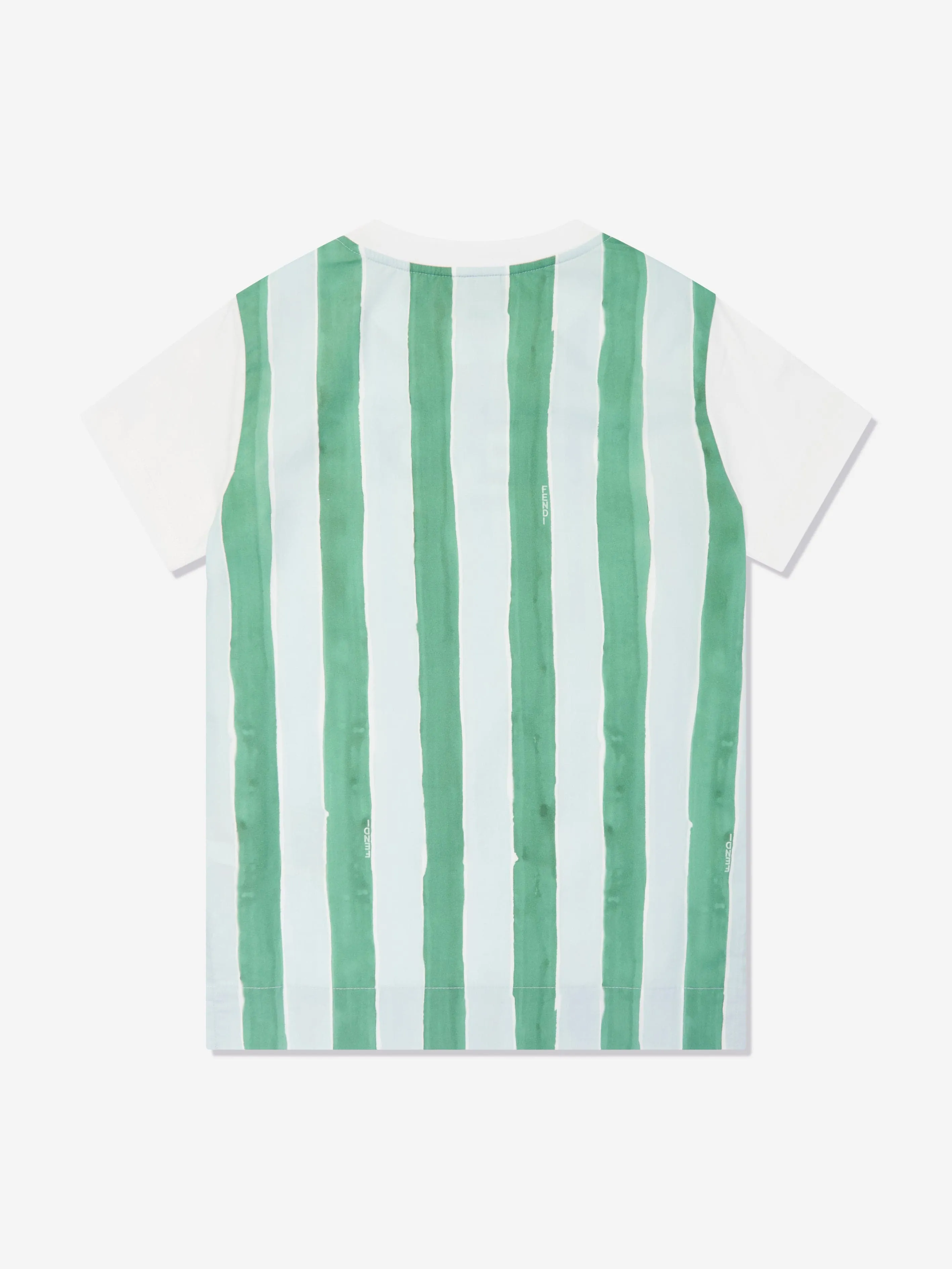 Kids Pequin Print T-Shirt in Blue