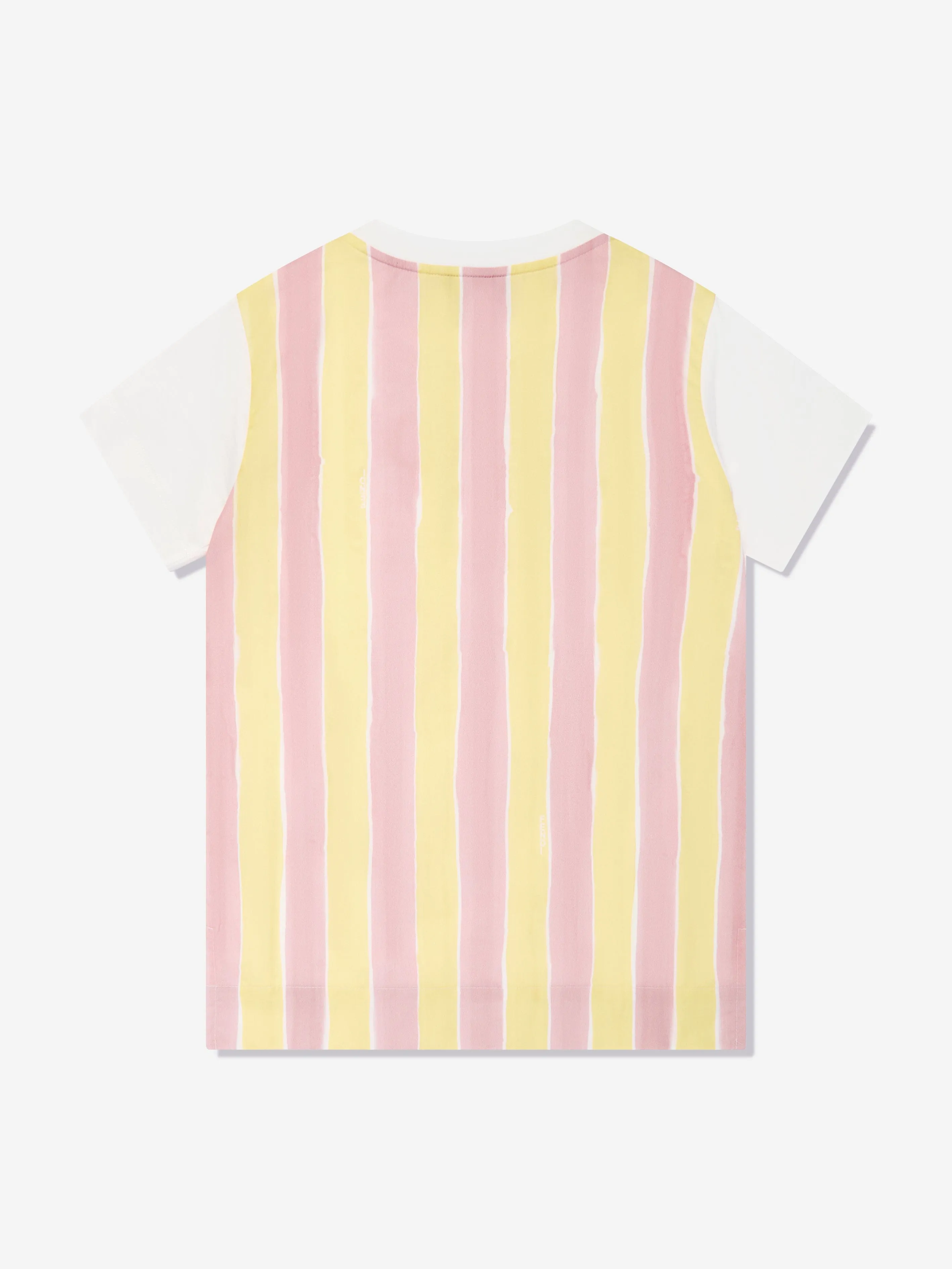Kids Pequin Print T-Shirt in Yellow