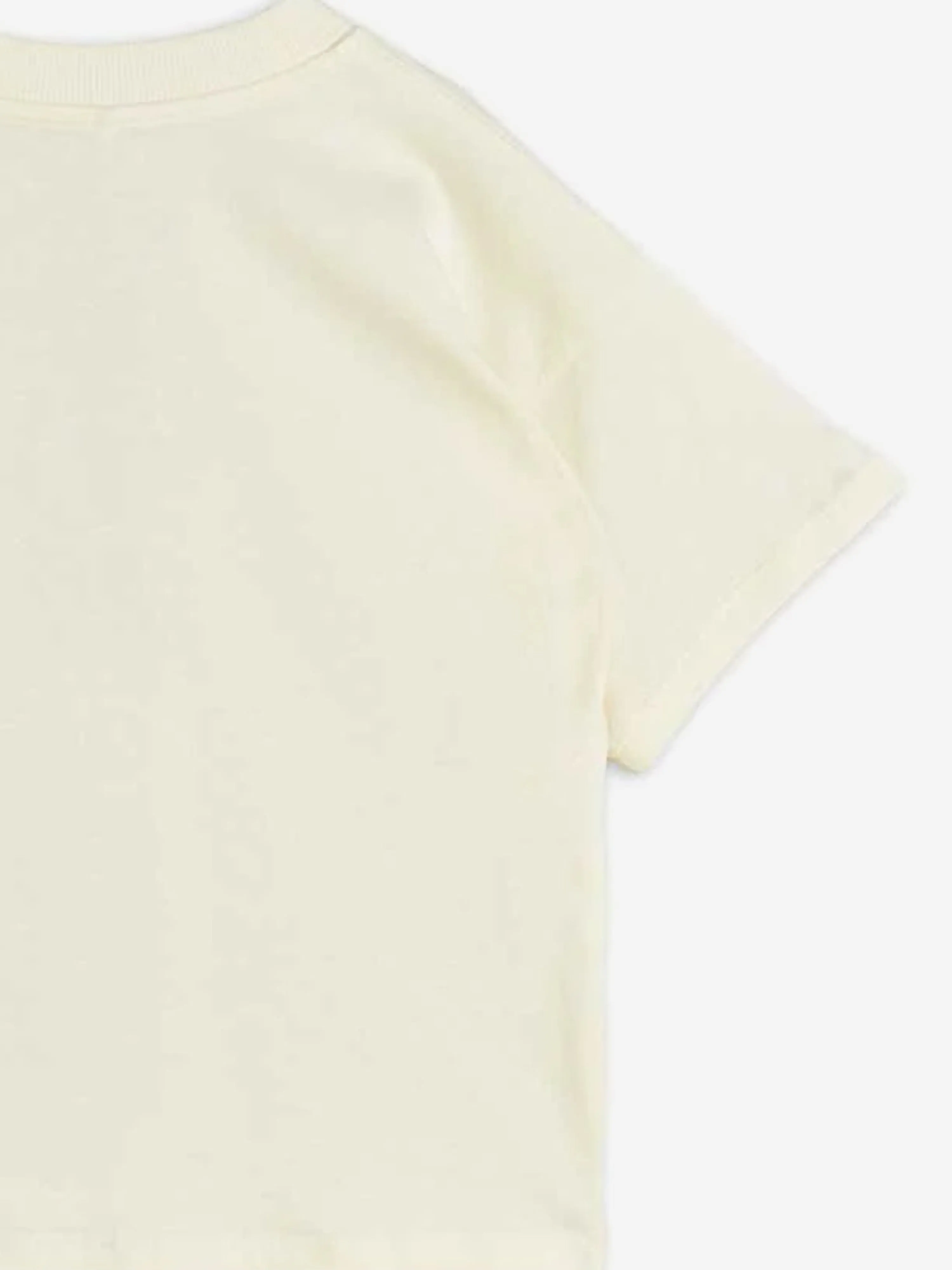 Kids Scarf Print T-Shirt in White