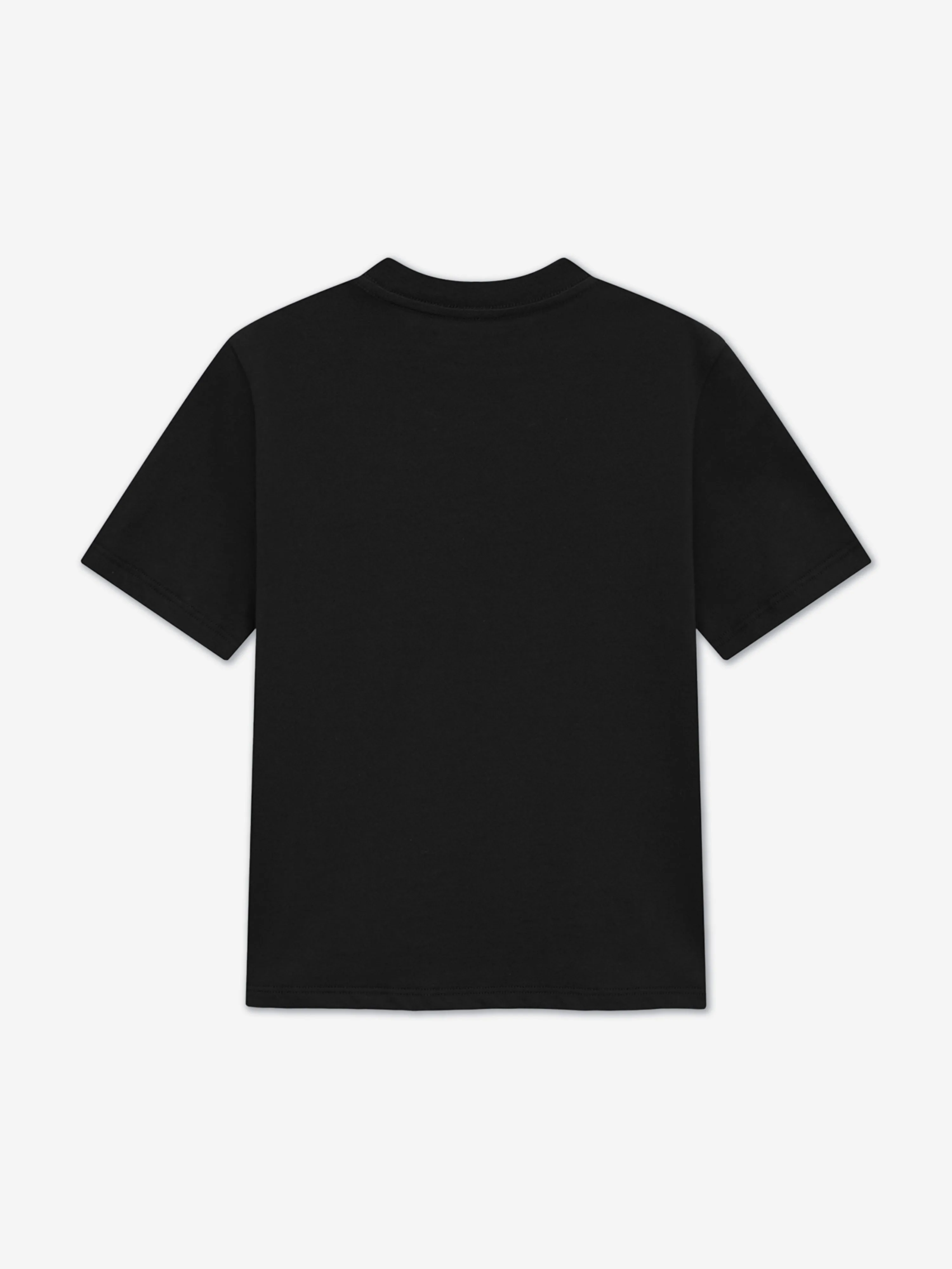 Kids Staggered Sequin T-Shirt in Black