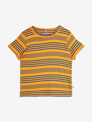 Kids Striped T-Shirt in Orange