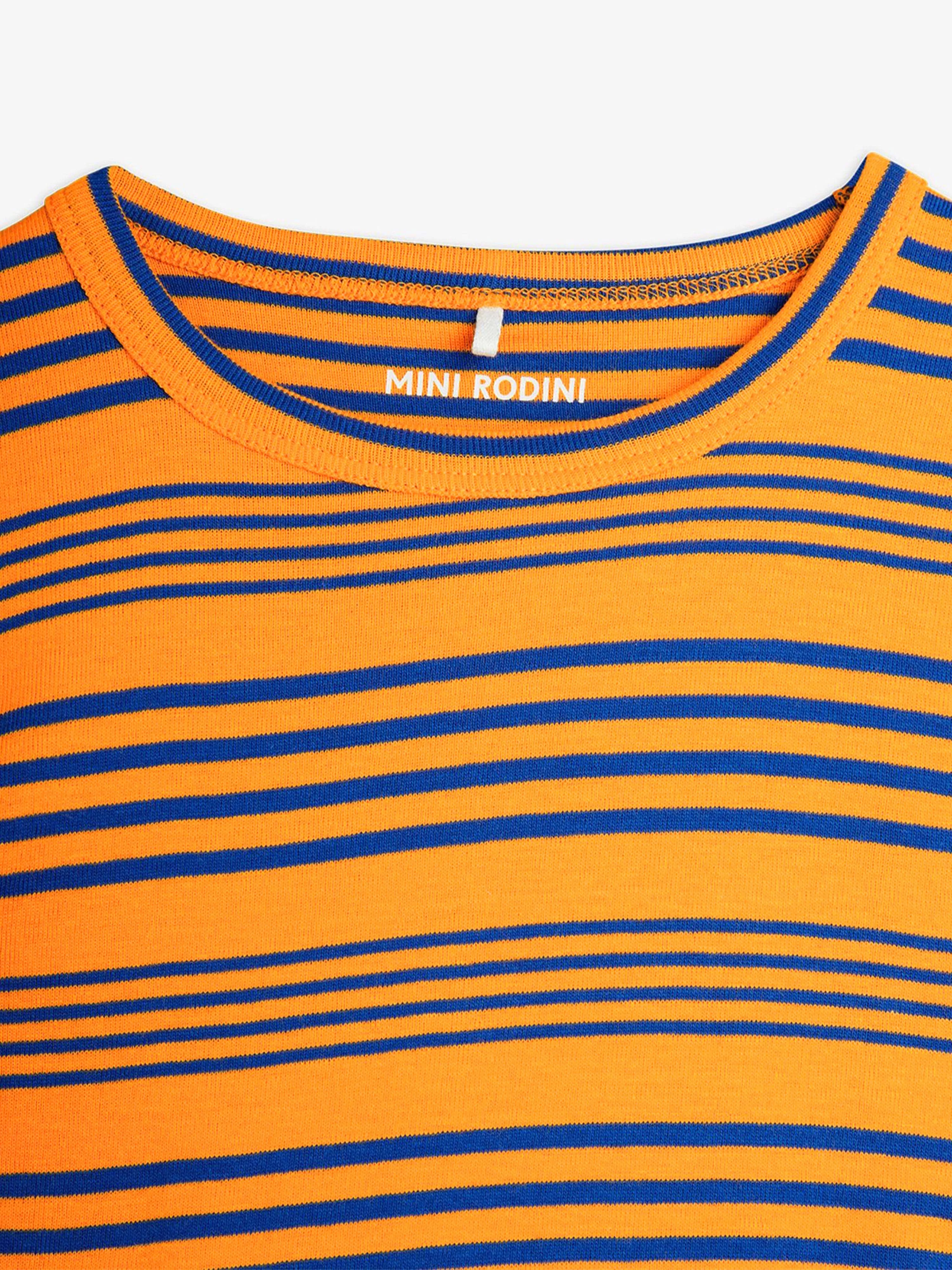 Kids Striped T-Shirt in Orange
