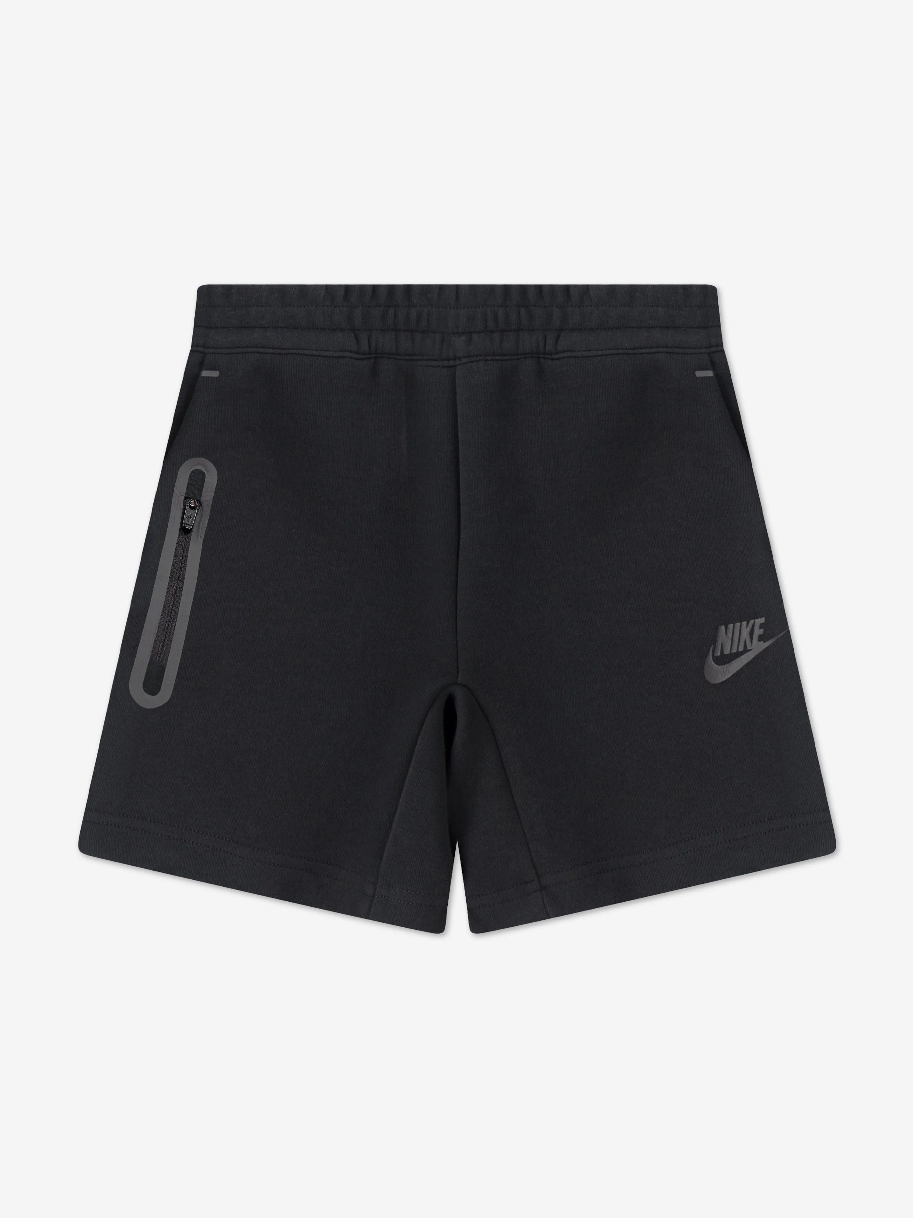 Kids Tech Fleece T-Shirt and Shorts Set in Black