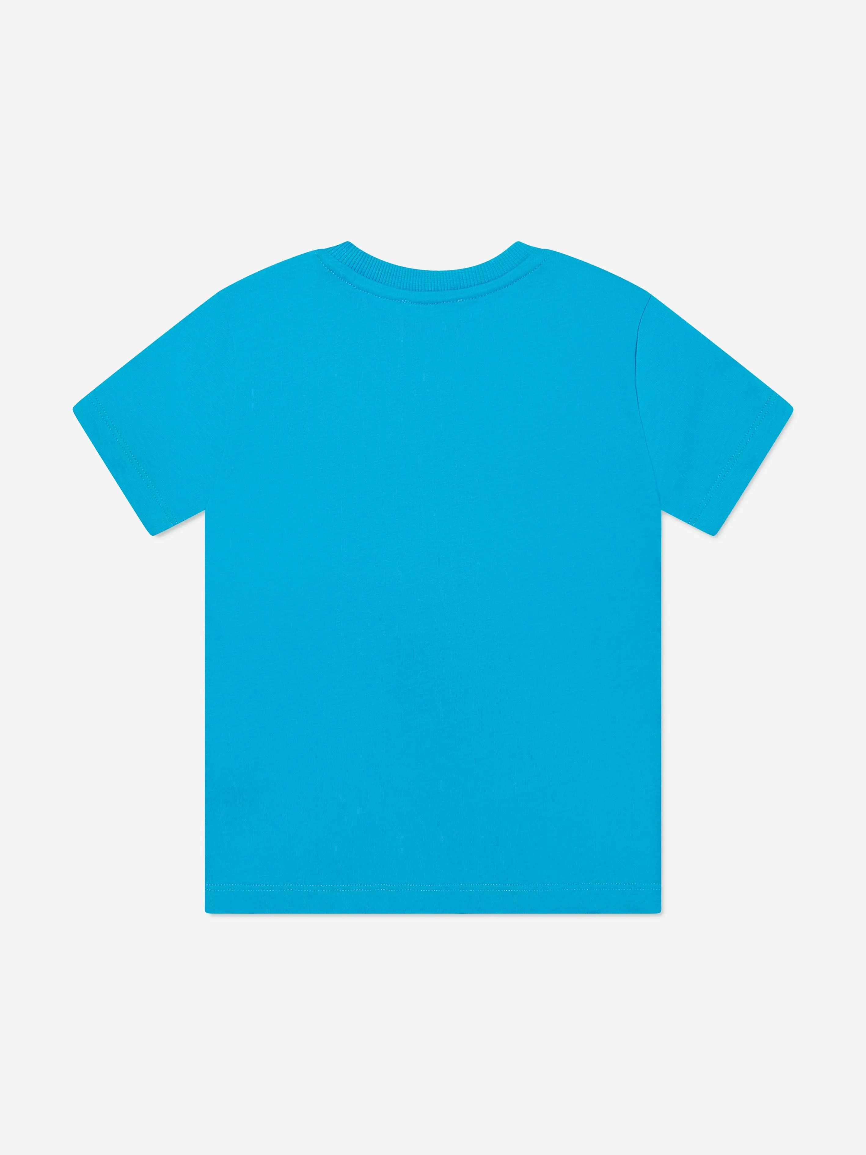Kids Teddy Bear Logo T-Shirt in Blue