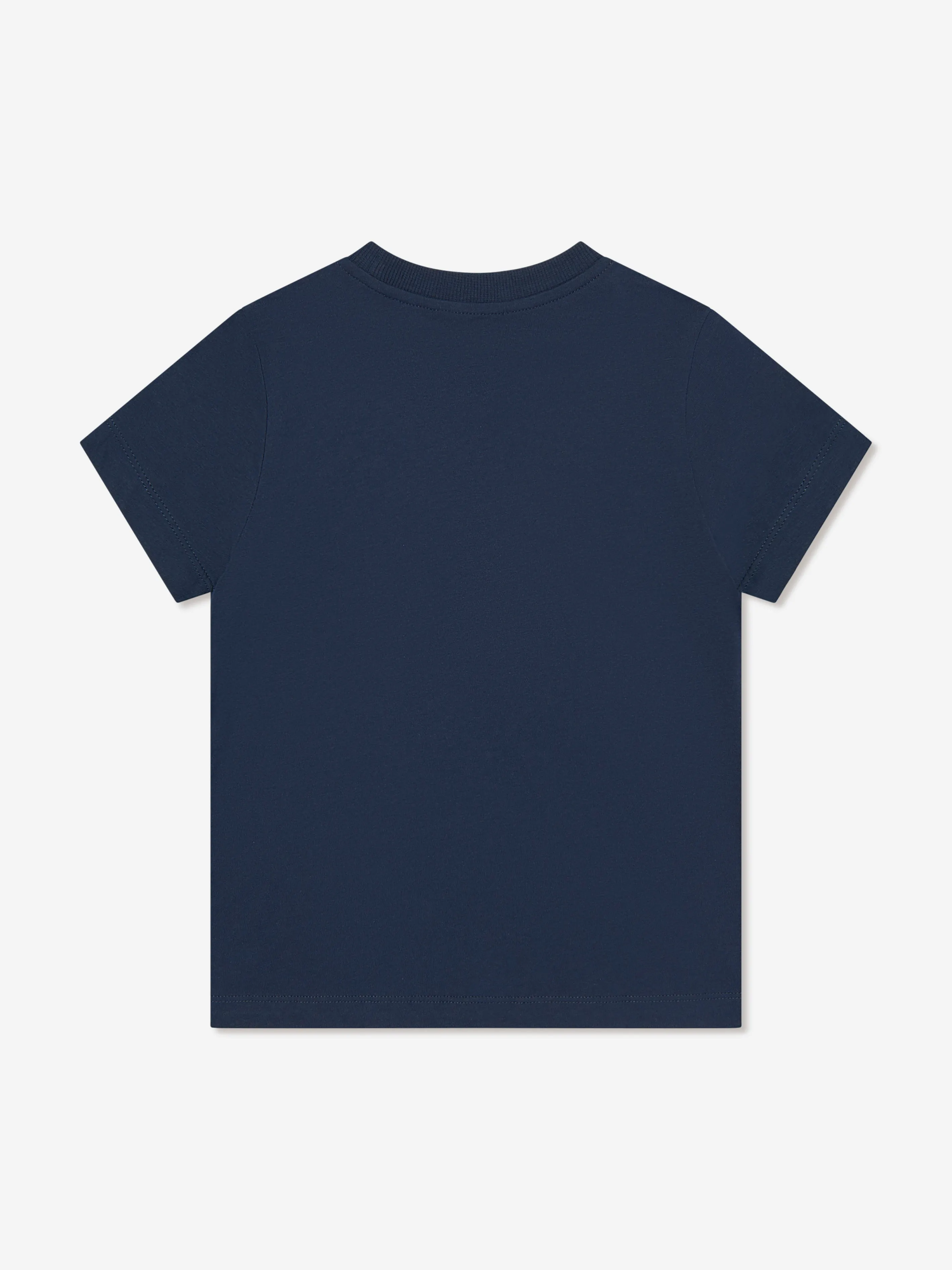 Kids Teddy Bear Logo T-Shirt in Navy