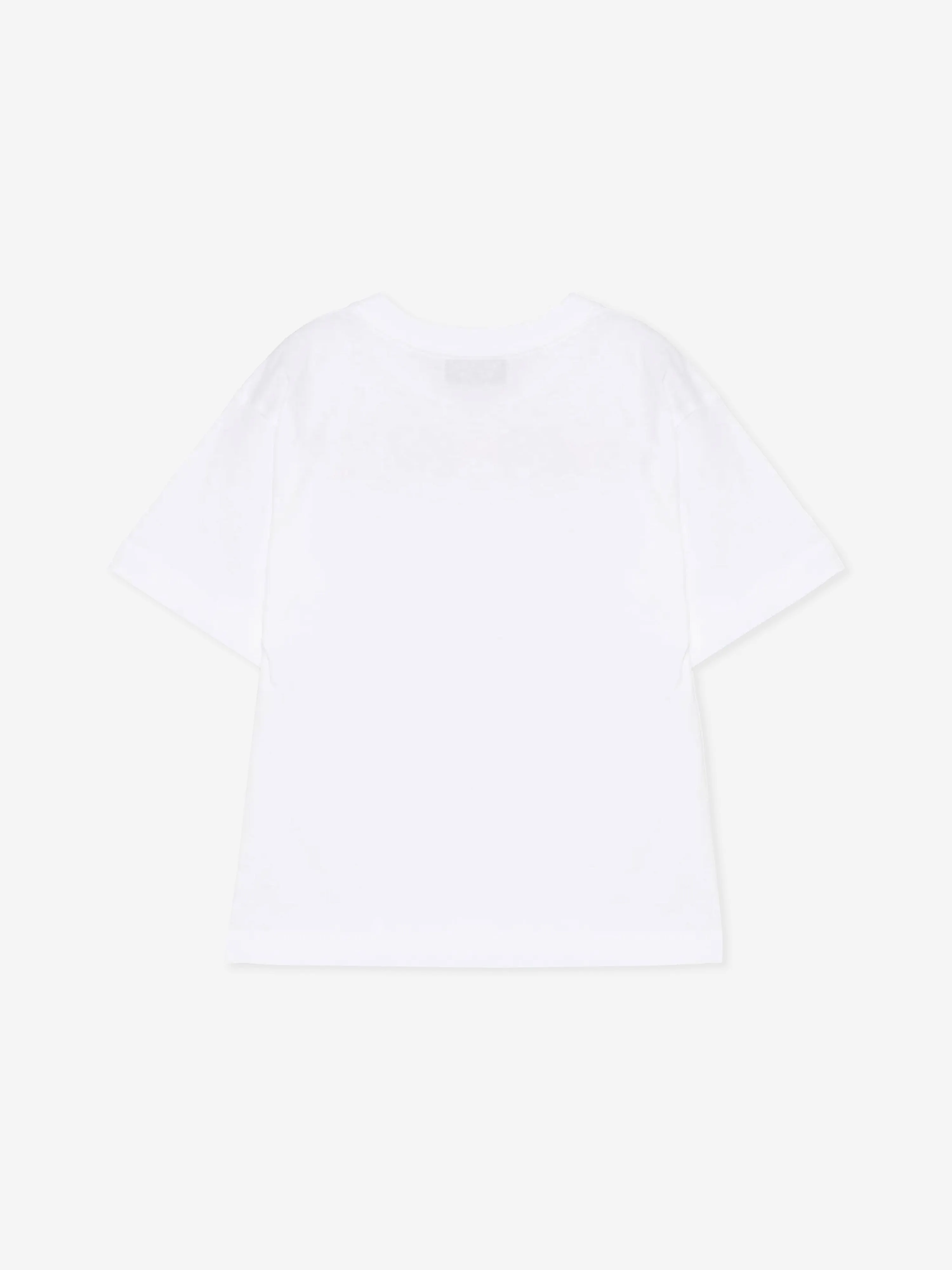 Kids Teddy Bear Logo T-Shirt in White