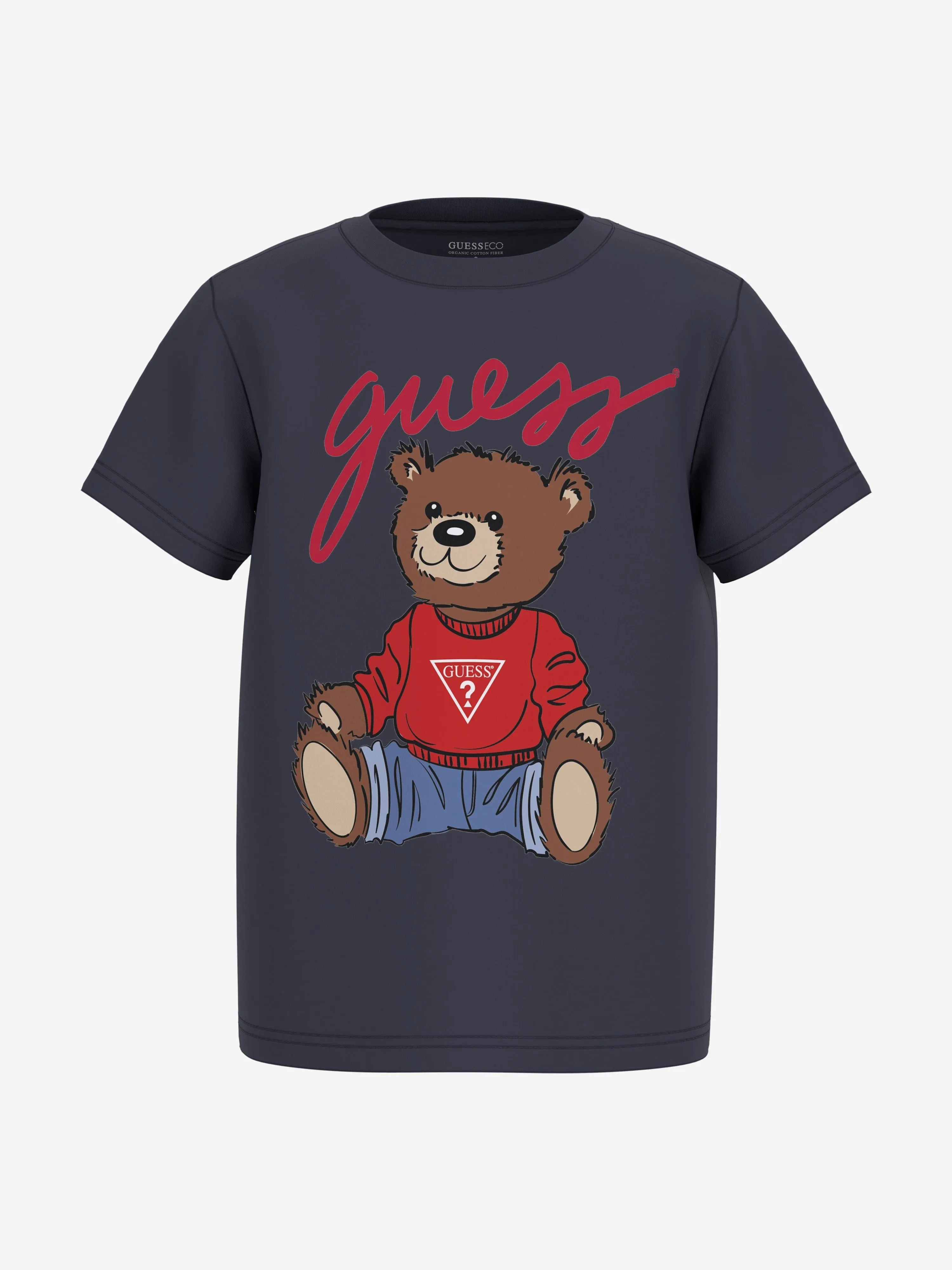 Kids Teddy Bear T-Shirt in Navy