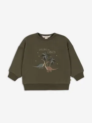 Konges Sl?jd Boys Lou Sweatshirt in Green