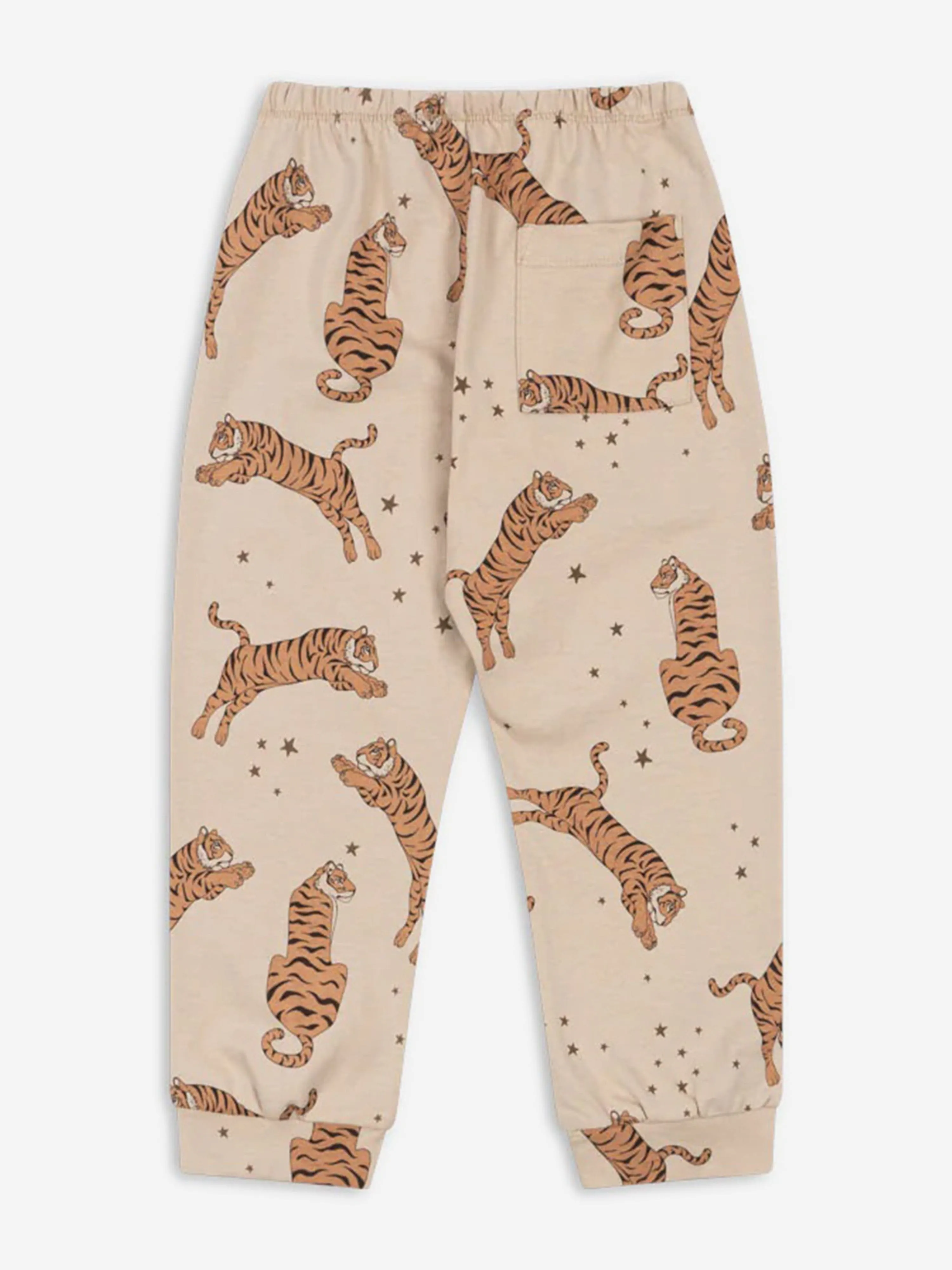 Konges Sl?jd Kids Drey Tiger Joggers in Ivory