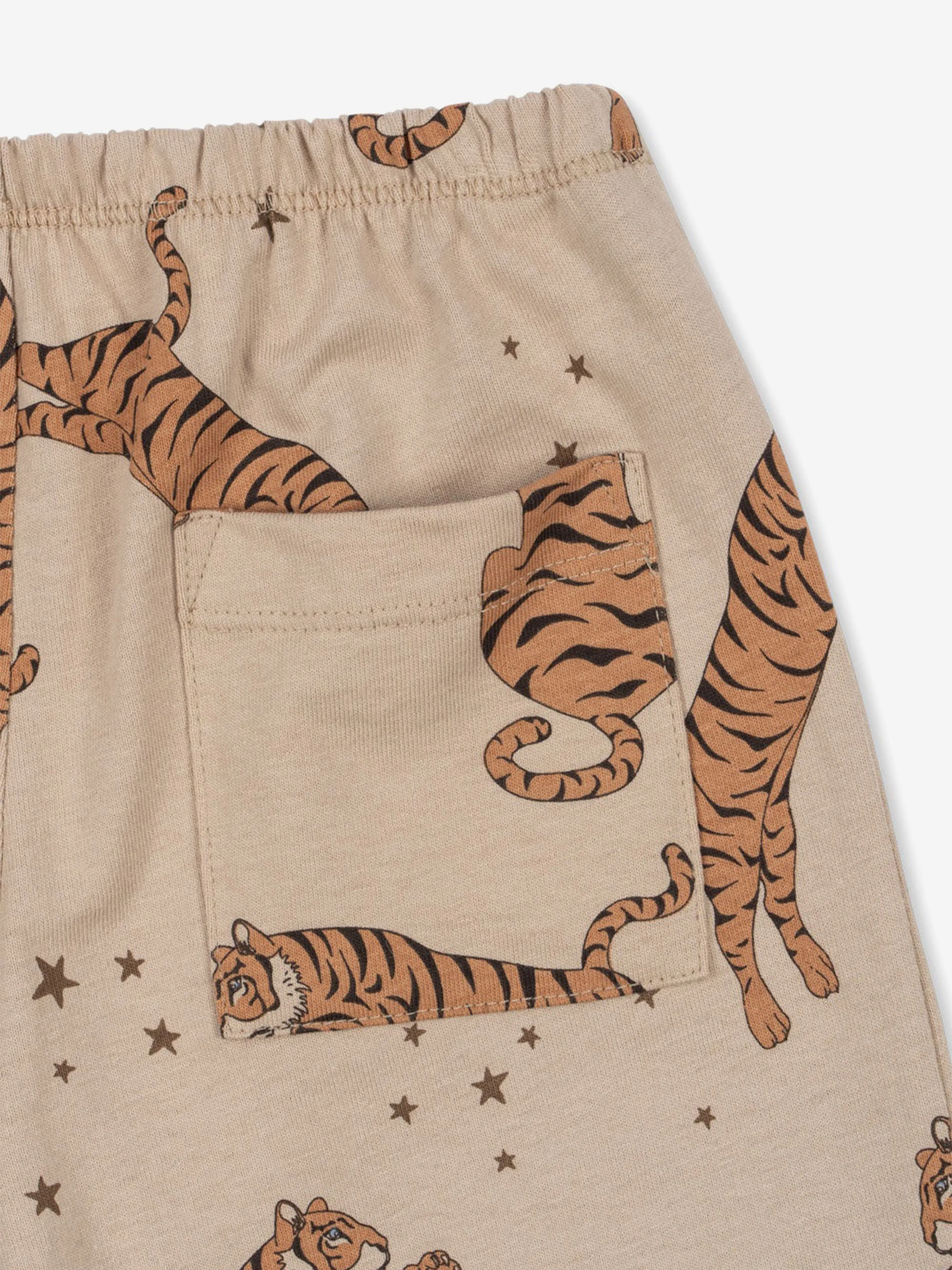 Konges Sl?jd Kids Drey Tiger Joggers in Ivory