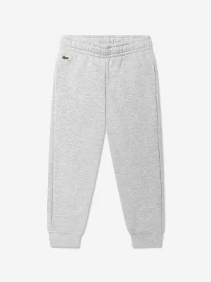 Lacoste Boys Logo Joggers in Grey