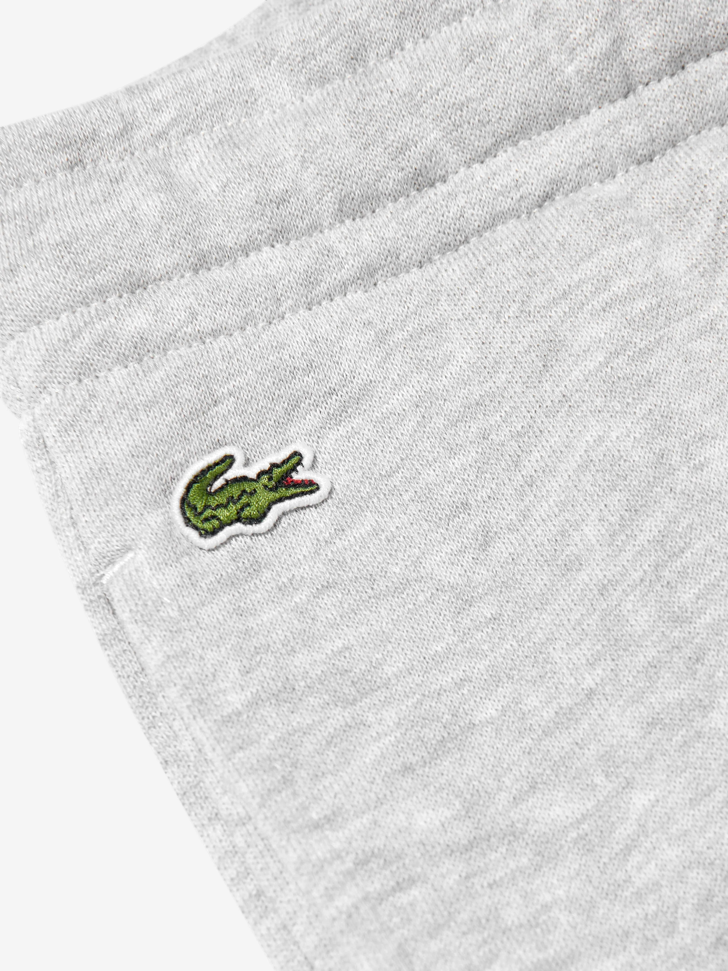Lacoste Boys Logo Joggers in Grey