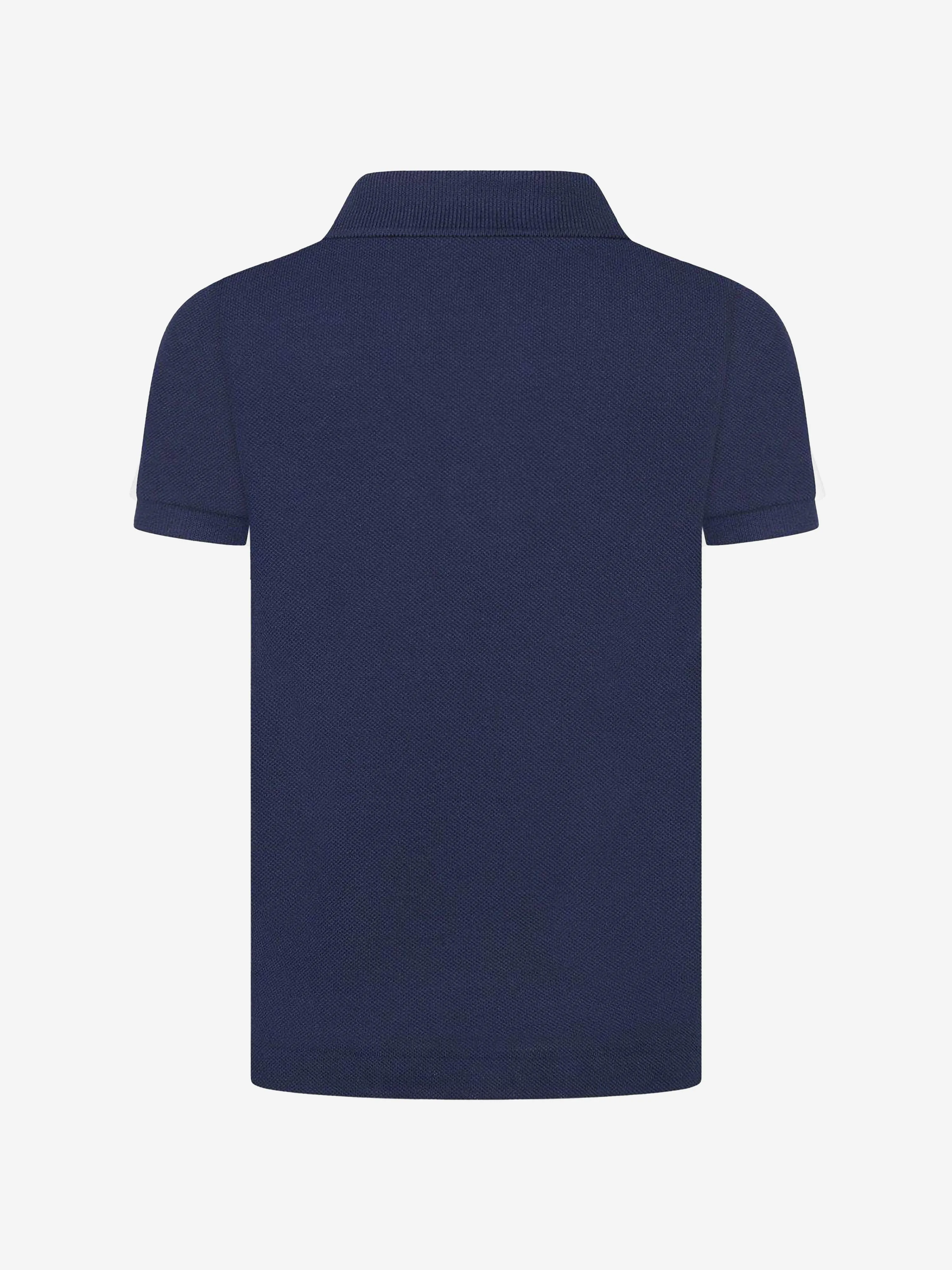 Lacoste Boys Logo Polo Shirt in Navy