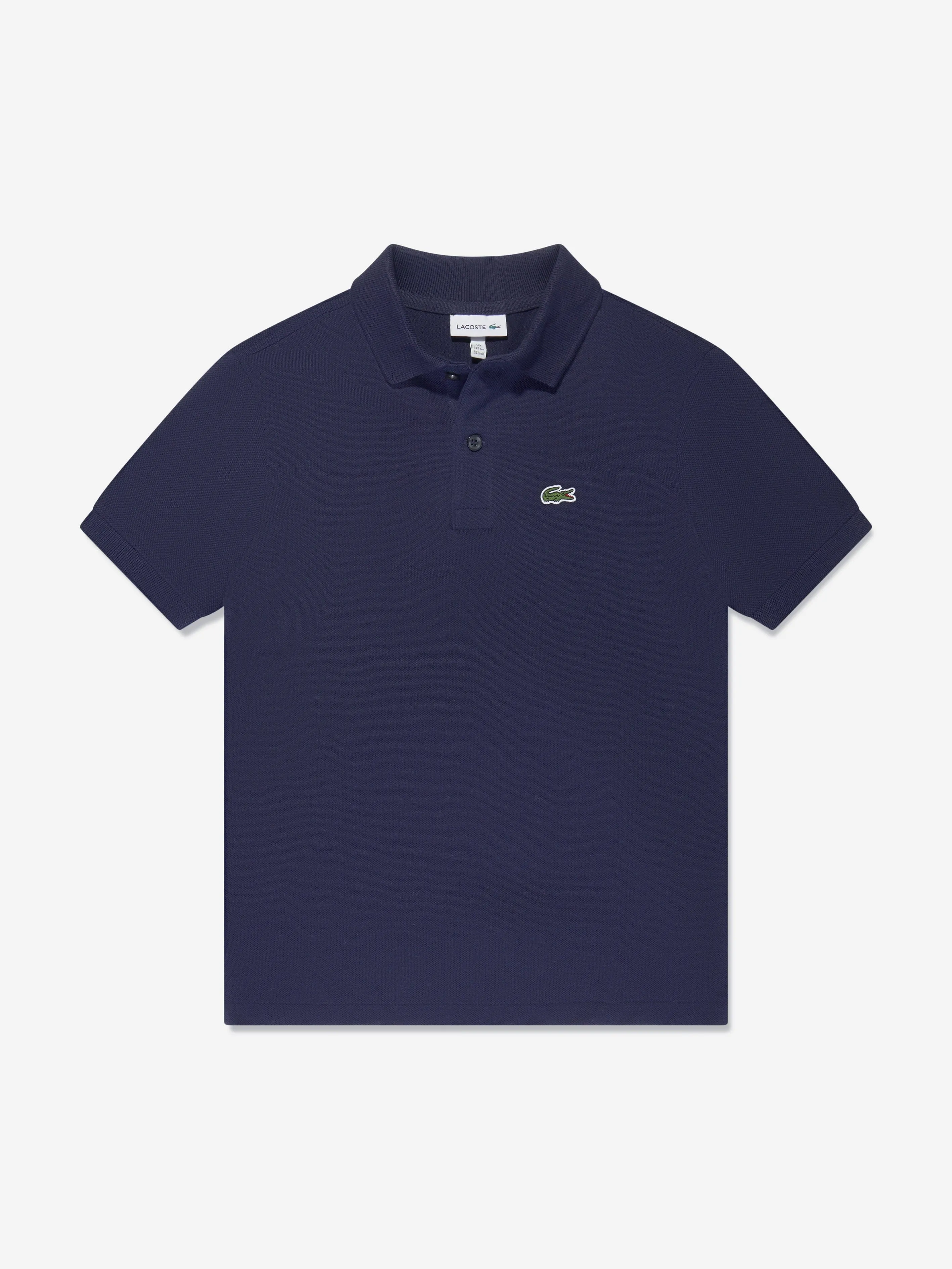 Lacoste Boys Logo Polo Shirt in Navy