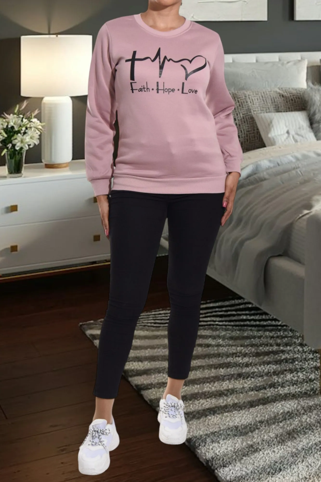 Ladies Love Blush Sweater