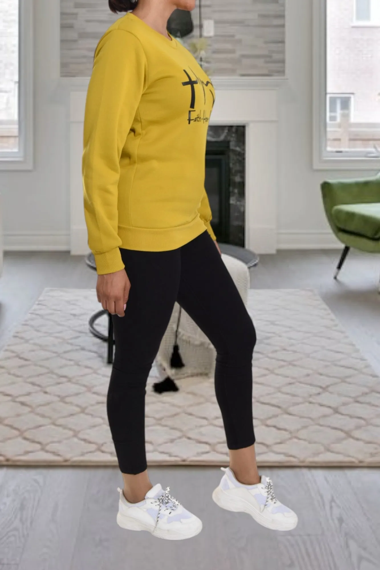 Ladies Love Mustard Sweater