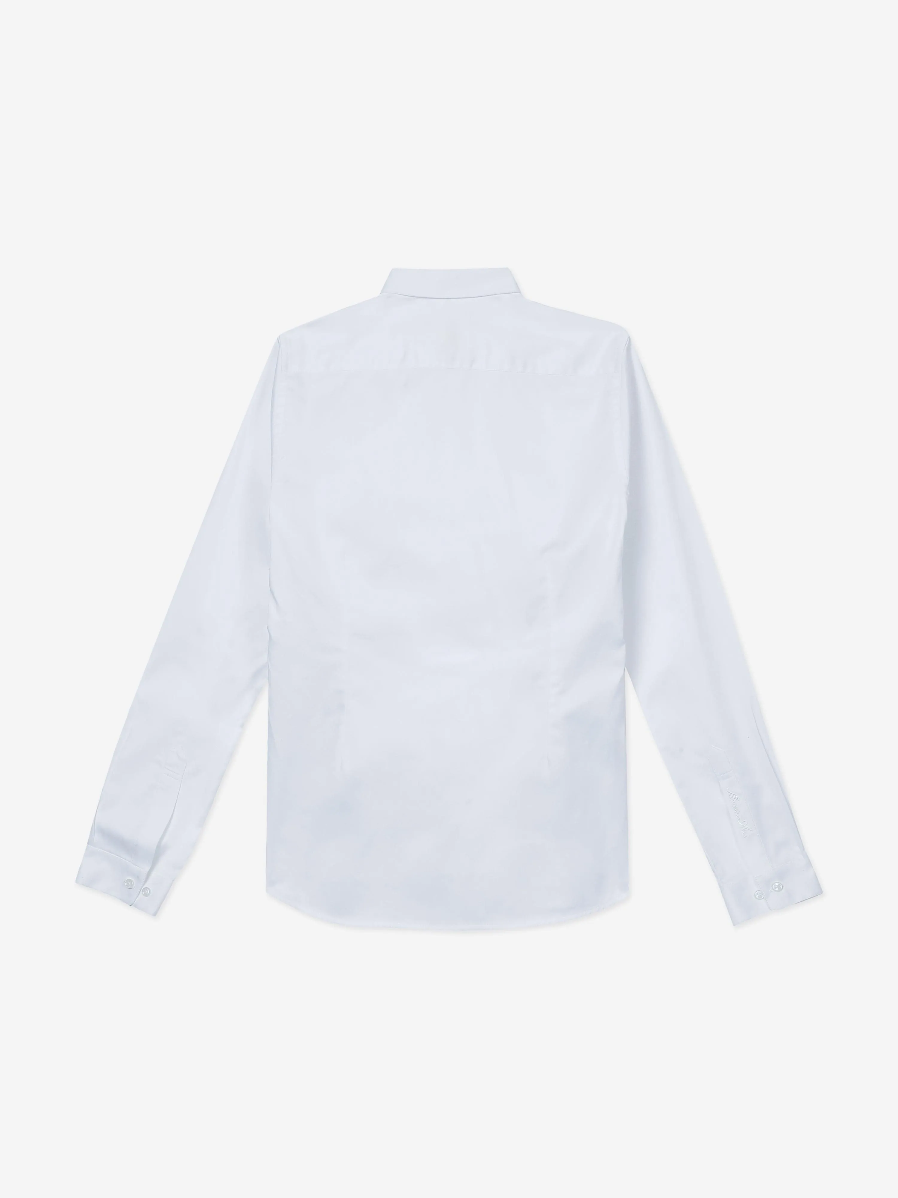 Maison Ava Boys Noel Shirt in White