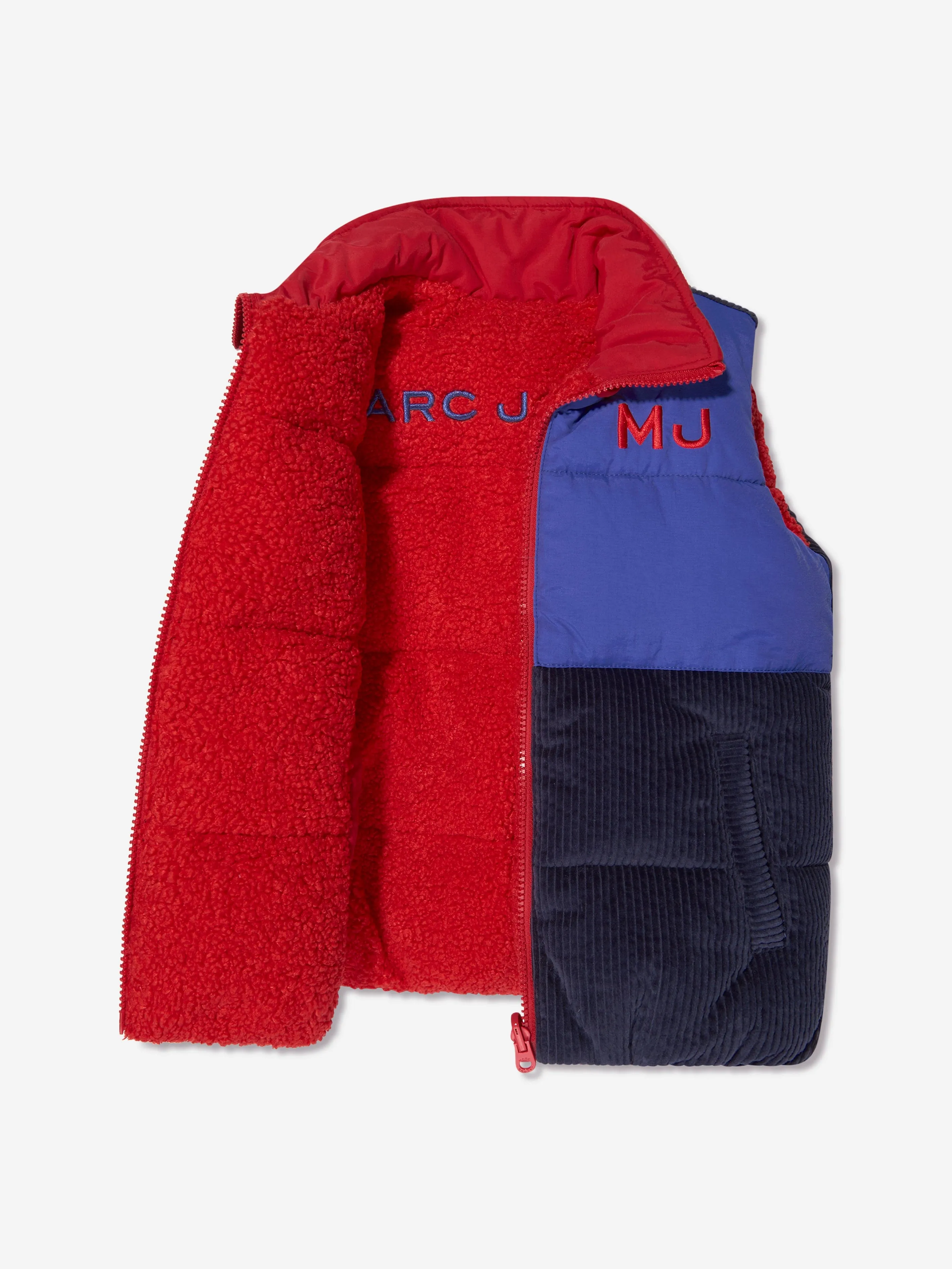 MARC JACOBS Boys Reversible Puffer Gilet in Blue