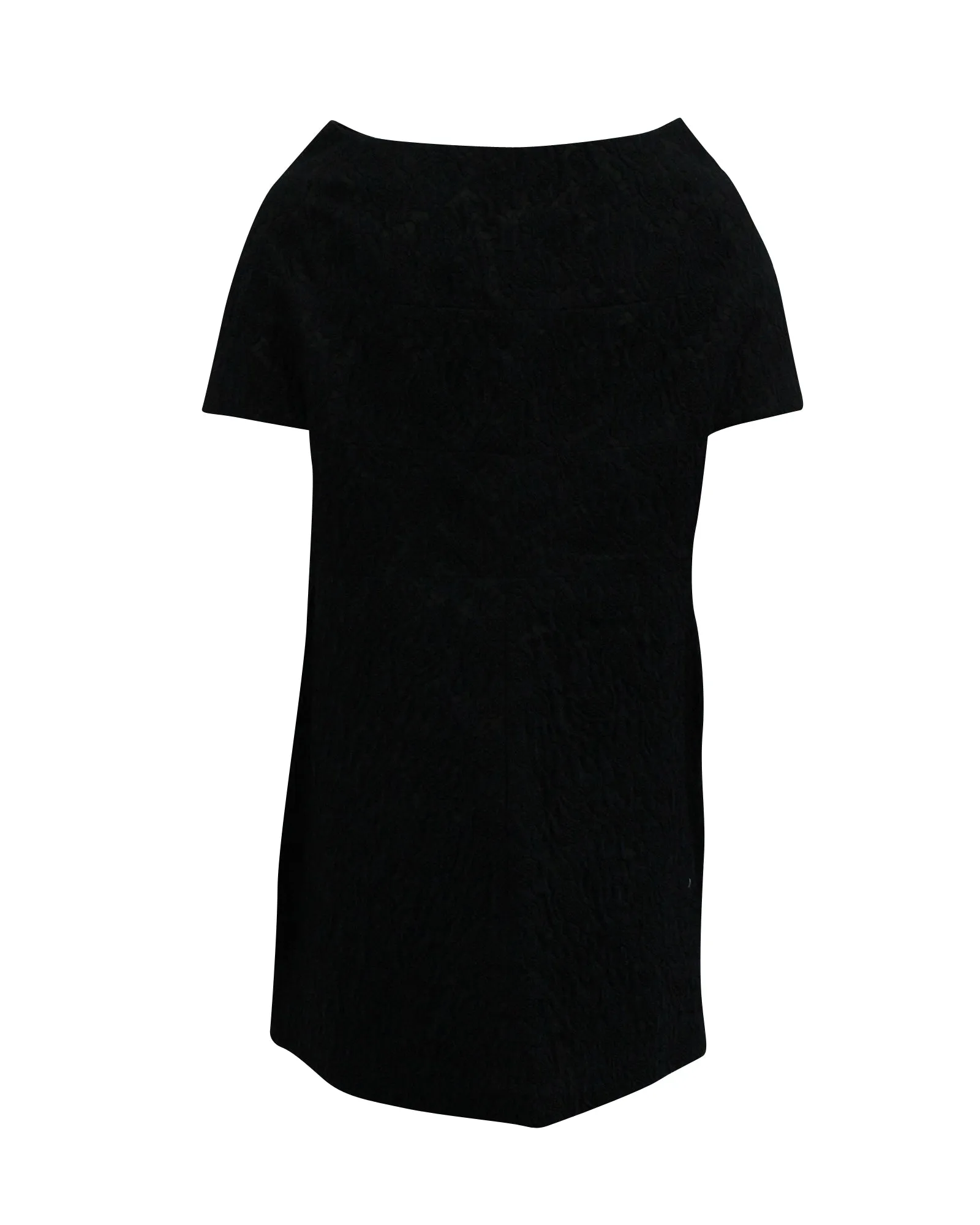 Marni Sleeveless Textured Coat in Navy Blue Wool