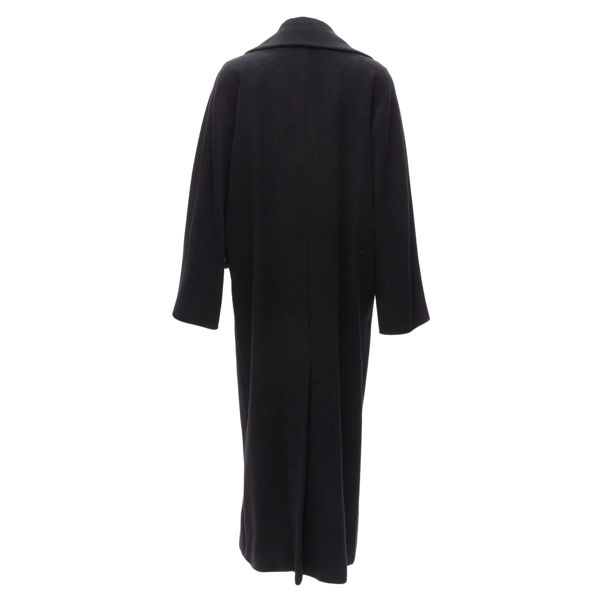 Max Mara virgin wool cashmere wide collar long coat