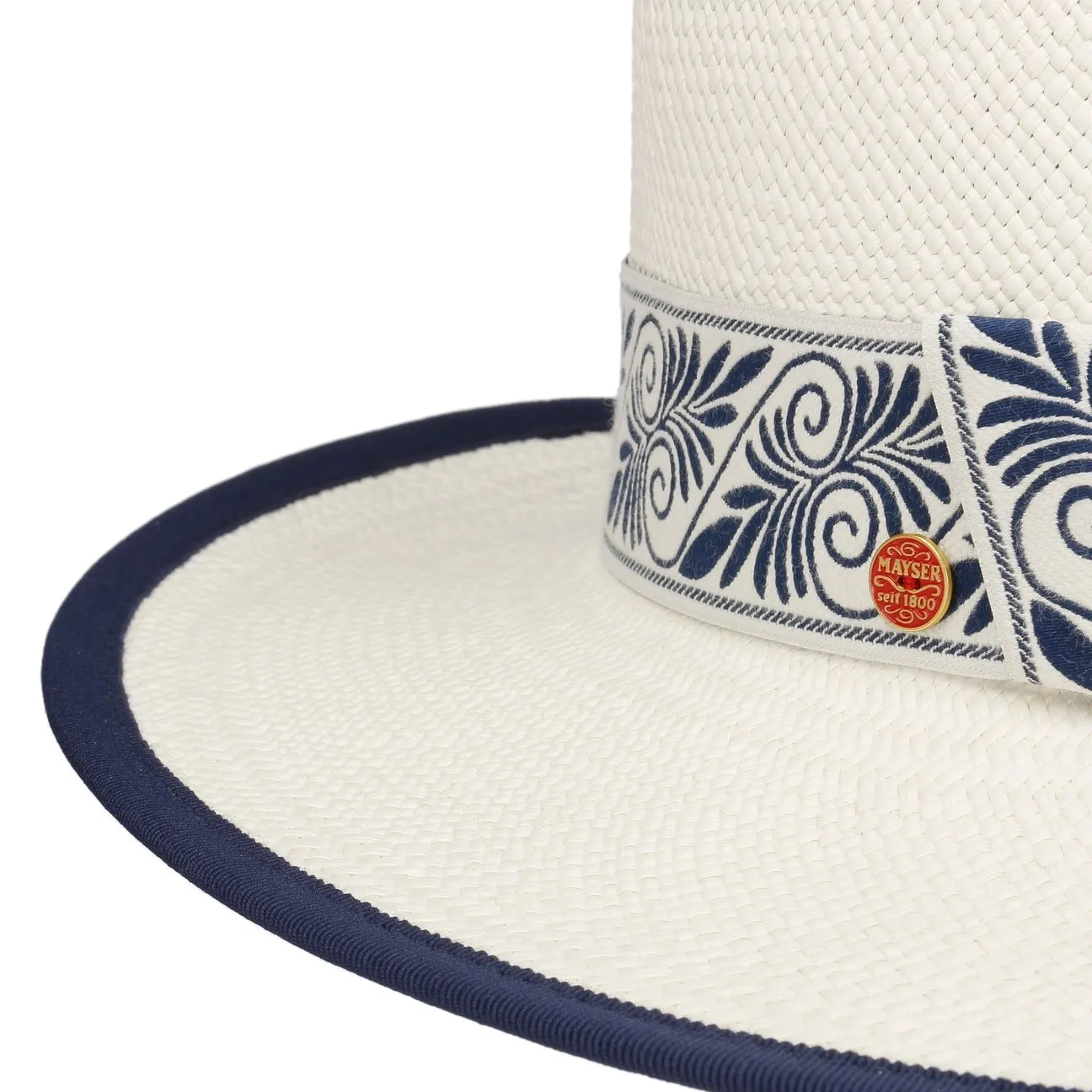 Mayser Hats Astrid Twotone Brisa Panama Hat by Mayser