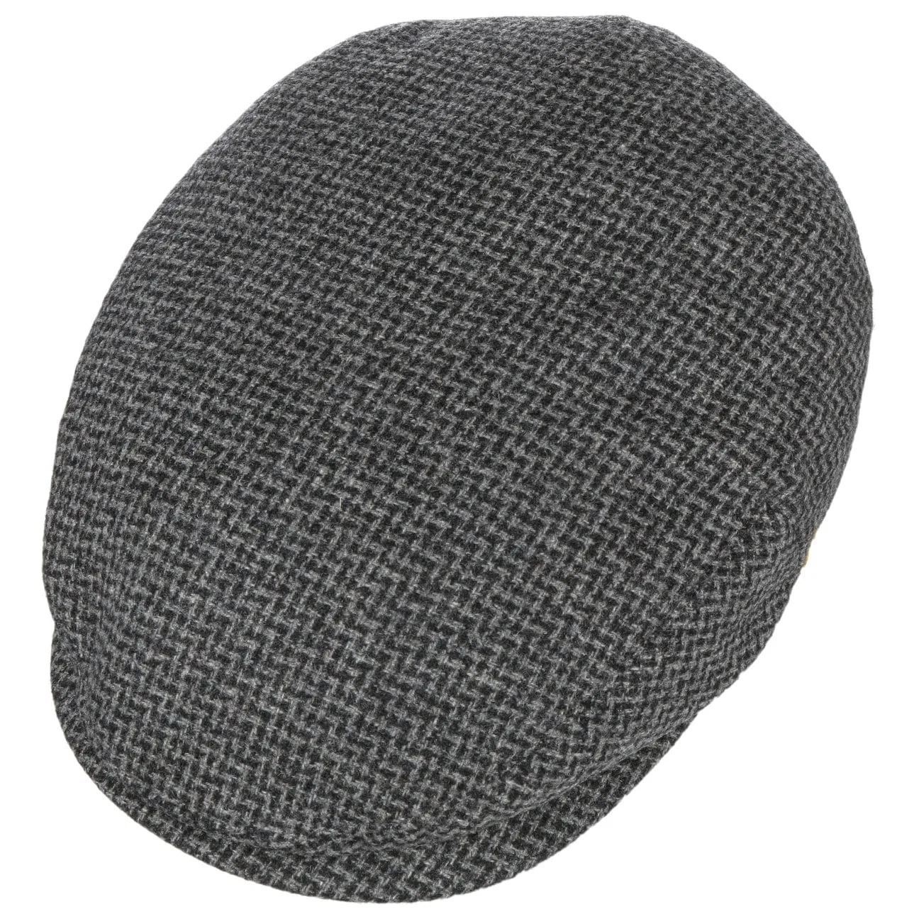Mayser Hats Merlino Zigzag Flat Cap with Ear Flaps by Mayser