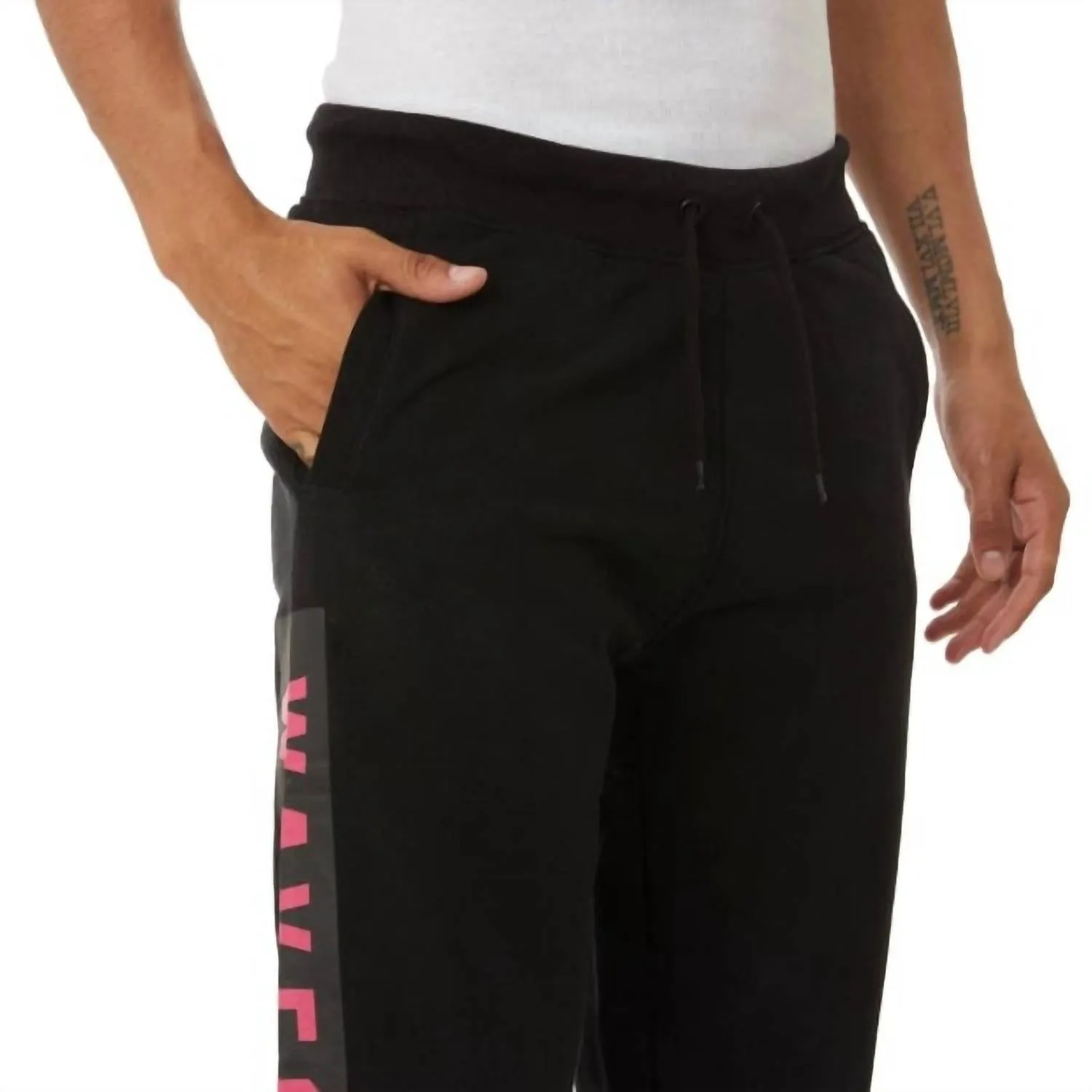 Men's Authentic Maggotty Sweatpants In Black/blue/pink