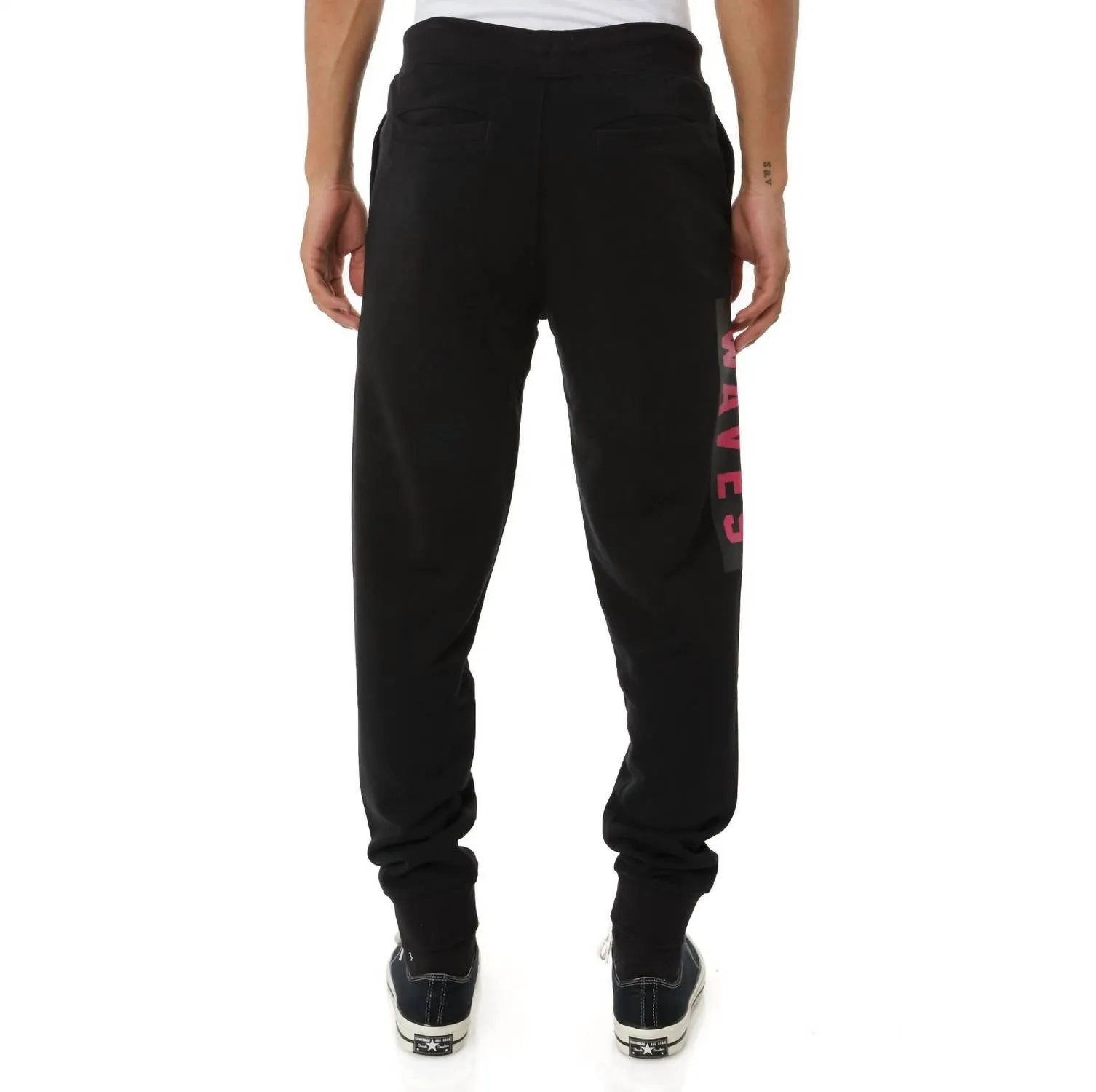 Men's Authentic Maggotty Sweatpants In Black/blue/pink