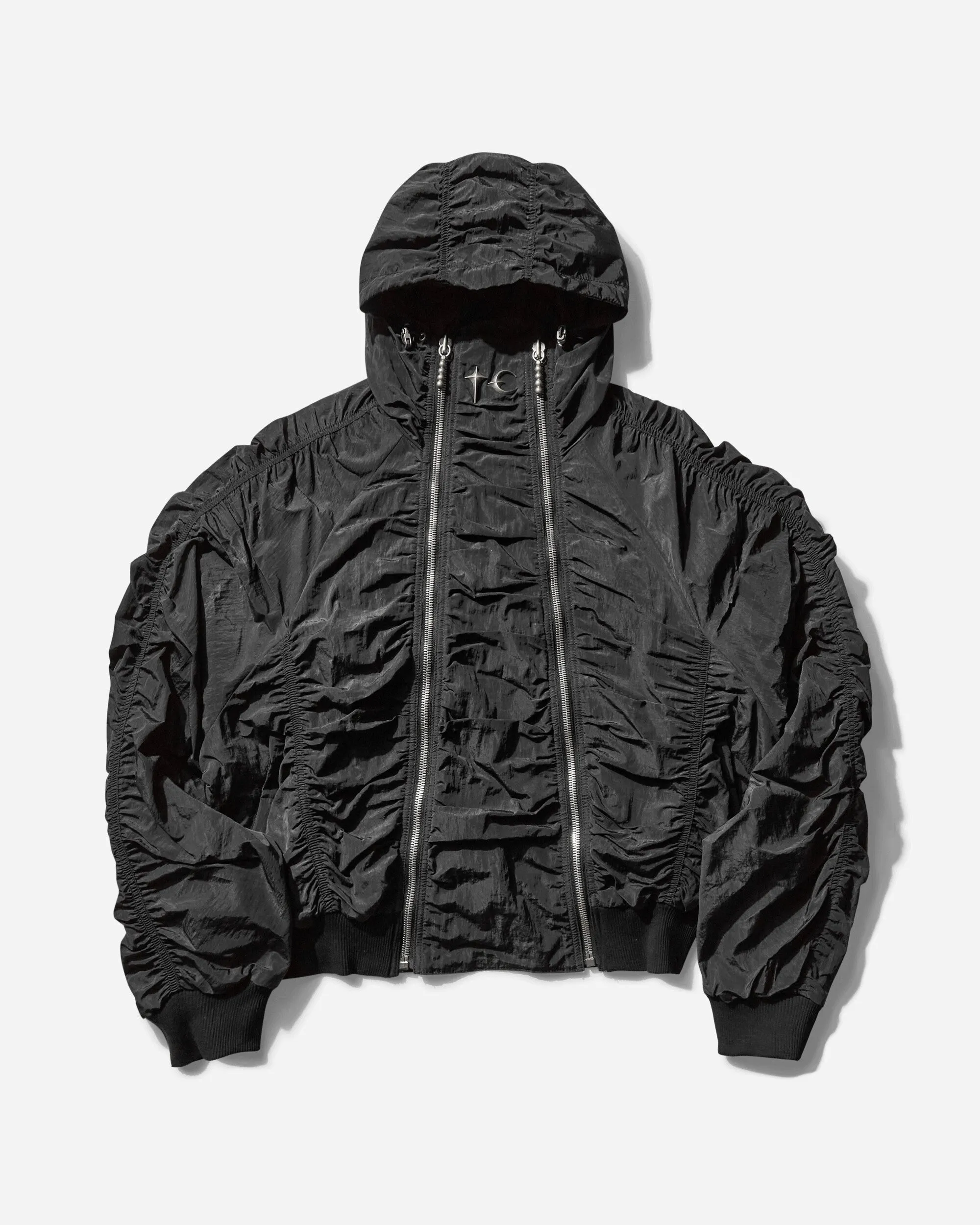 Men's Scarred Double Flying Bio Jacket Black