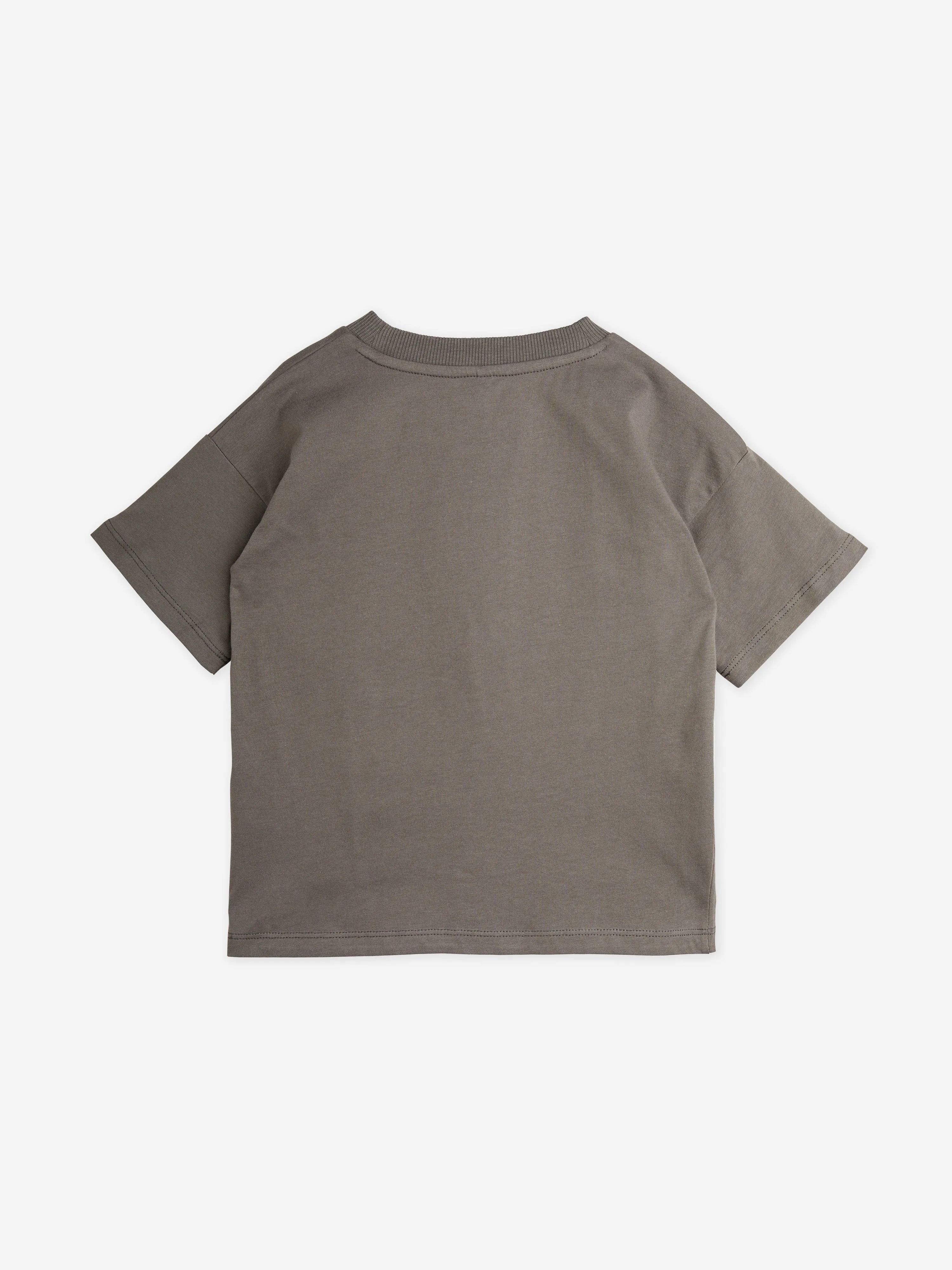 Mini Rodini Boys Society T-Shirt in Grey