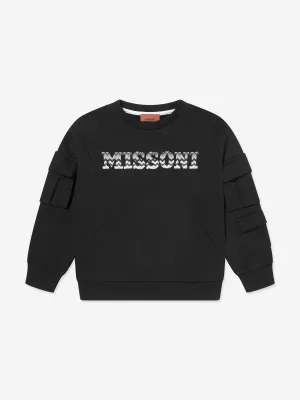 Missoni Boys Logo Sweatshirt in Black