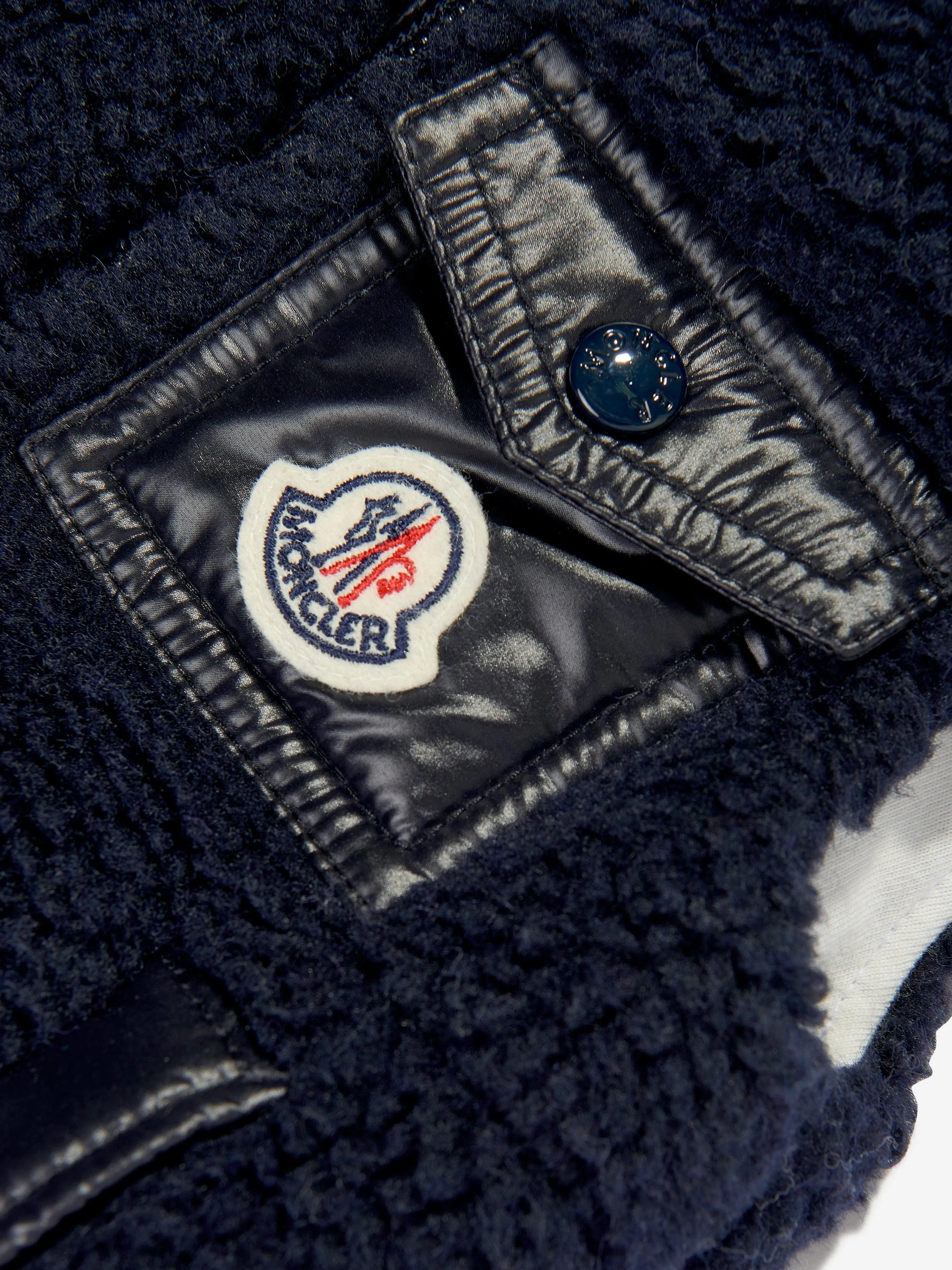 Moncler Enfant Baby Boys Down Padded Odal Gilet in Navy