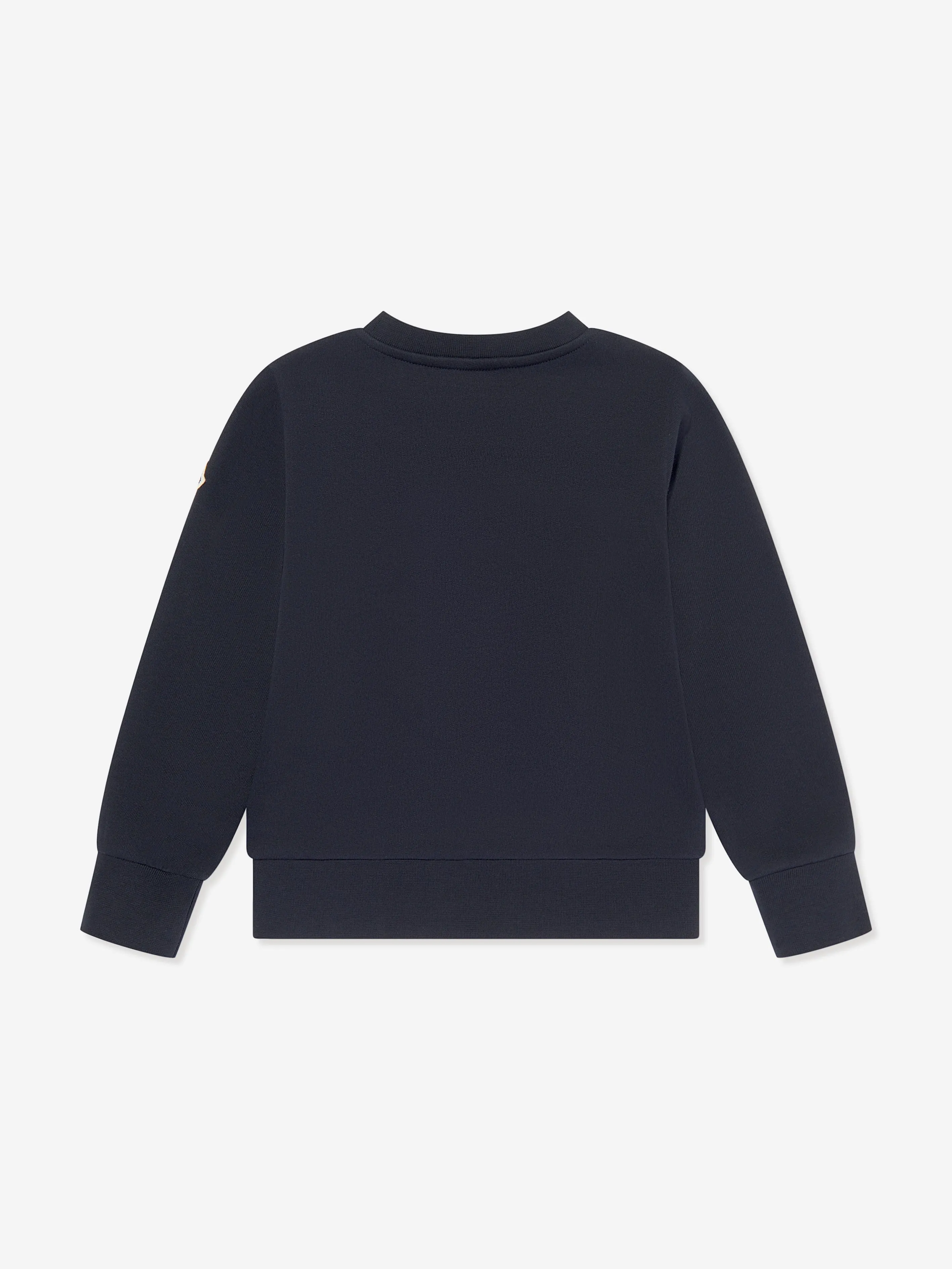 Moncler Enfant Boys Branded Sweatshirt in Navy
