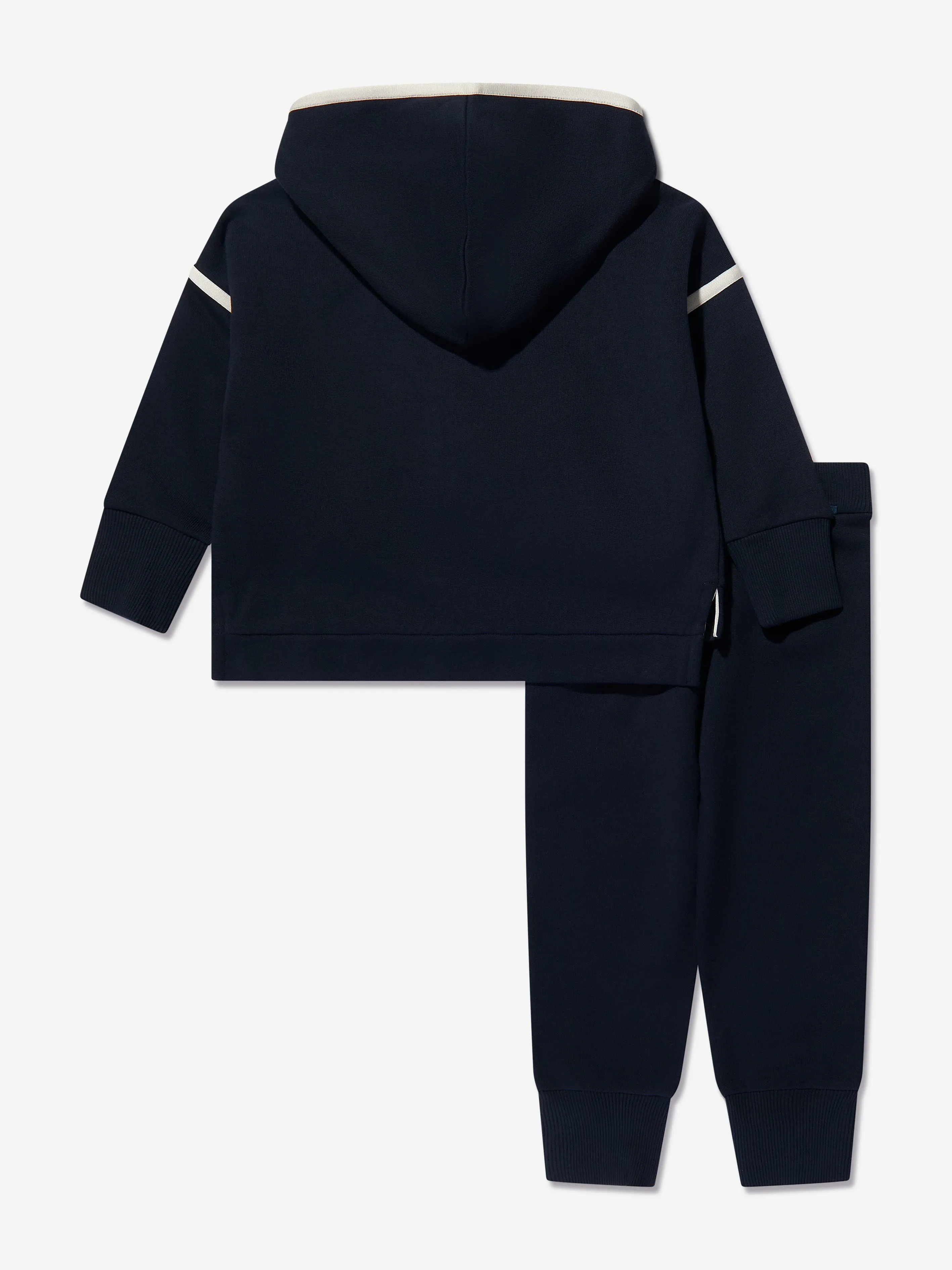 Moncler Enfant Boys Branded Tracksuit in Navy