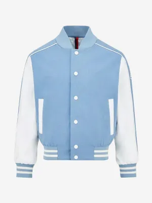 Moncler Enfant Boys Kobby Bomber Jacket in Blue