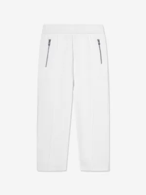 Moncler Enfant Boys Logo Sweatpants in White