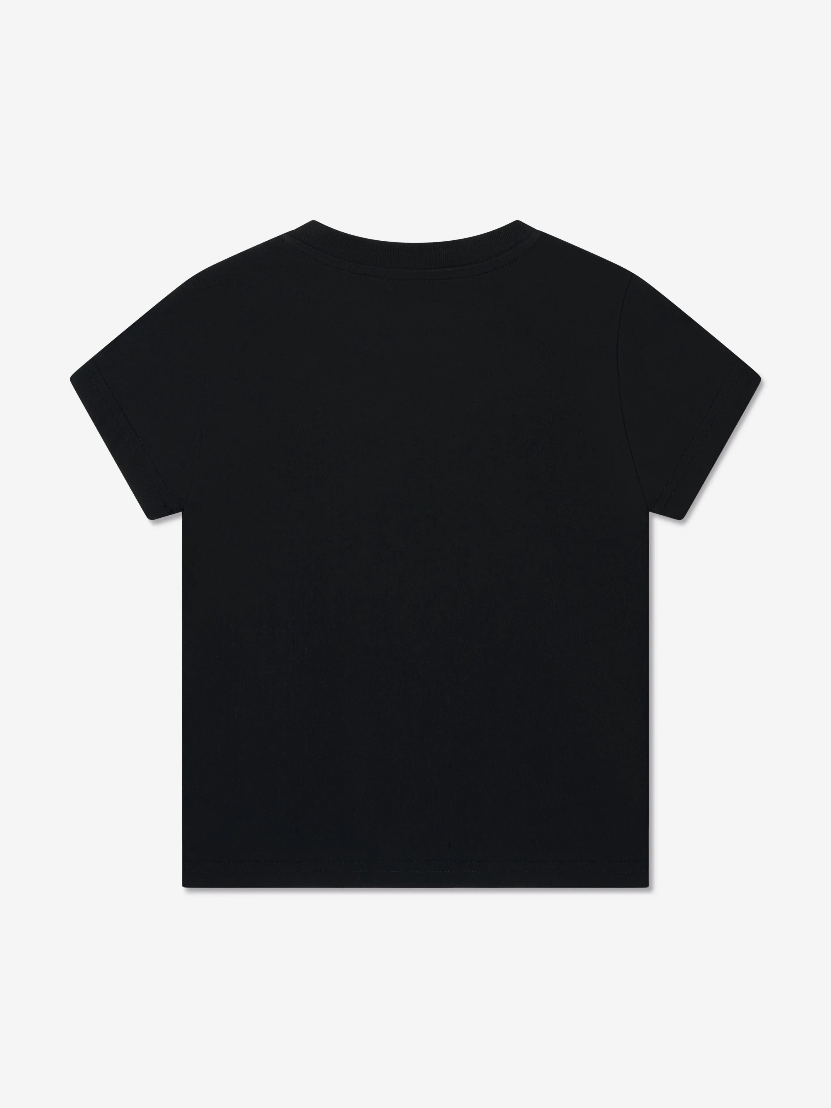 Moncler Enfant Boys Logo T-Shirt in Black