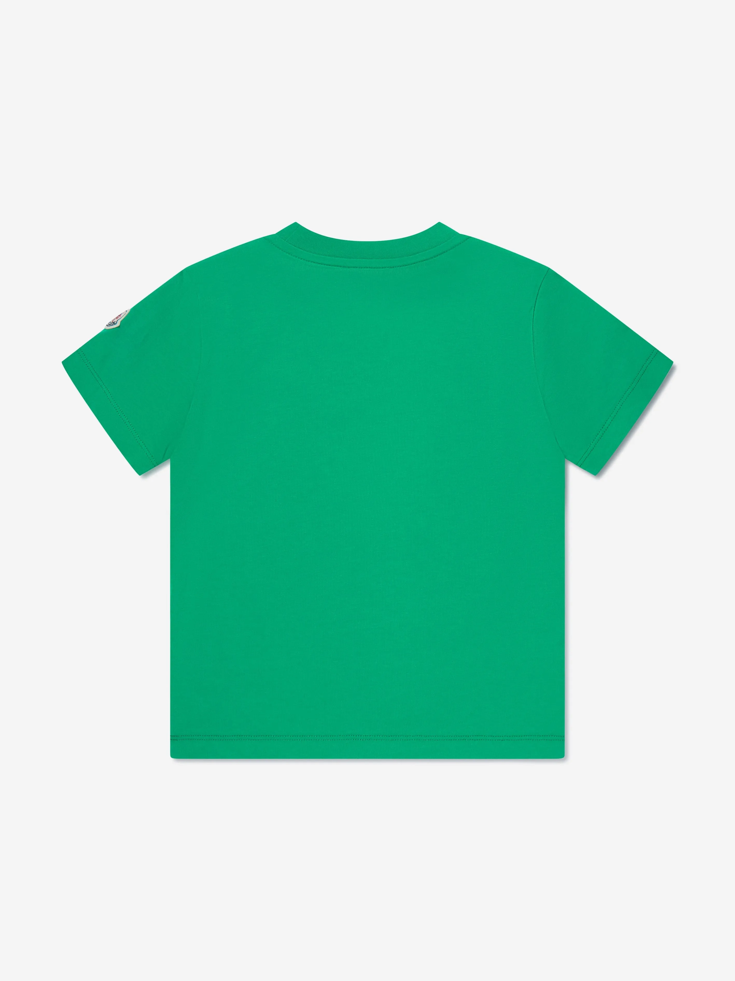 Moncler Enfant Boys Logo t-Shirt in Green