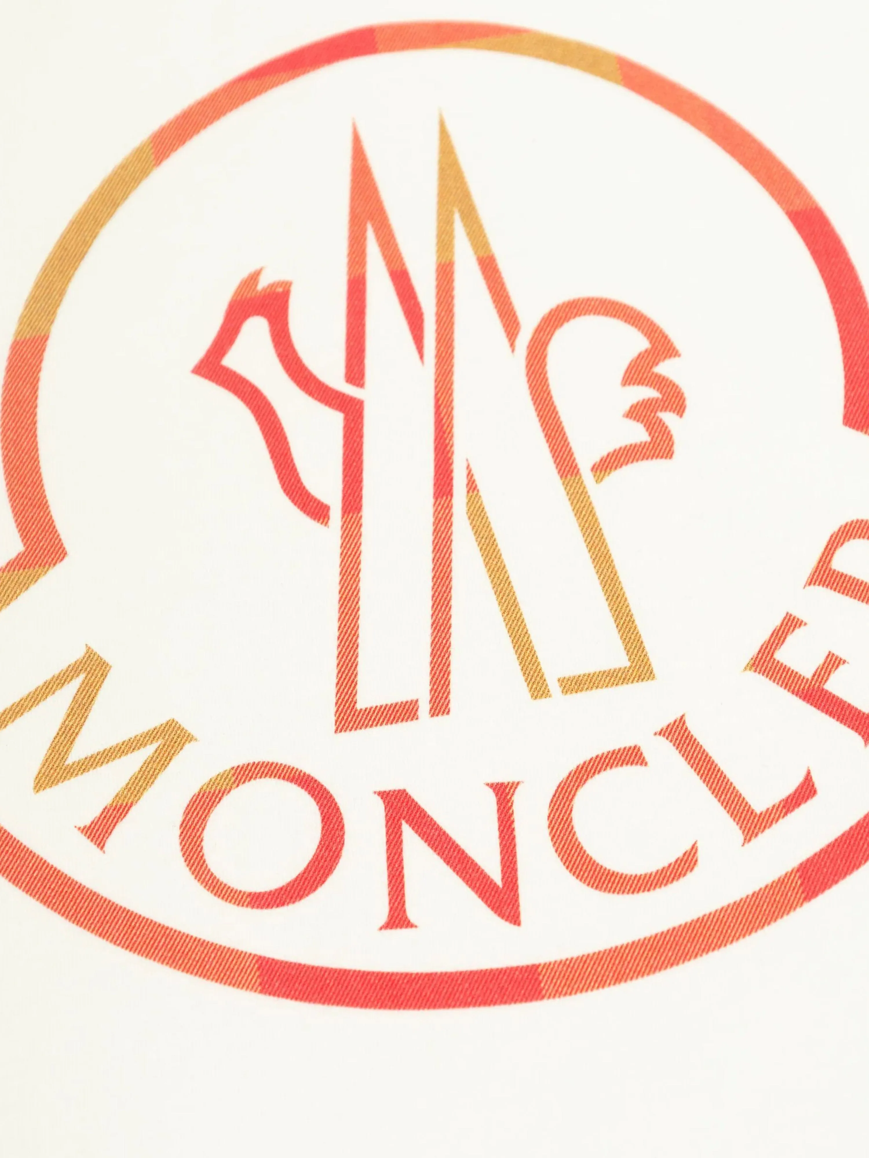 Moncler Enfant Boys Logo T-Shirt in White