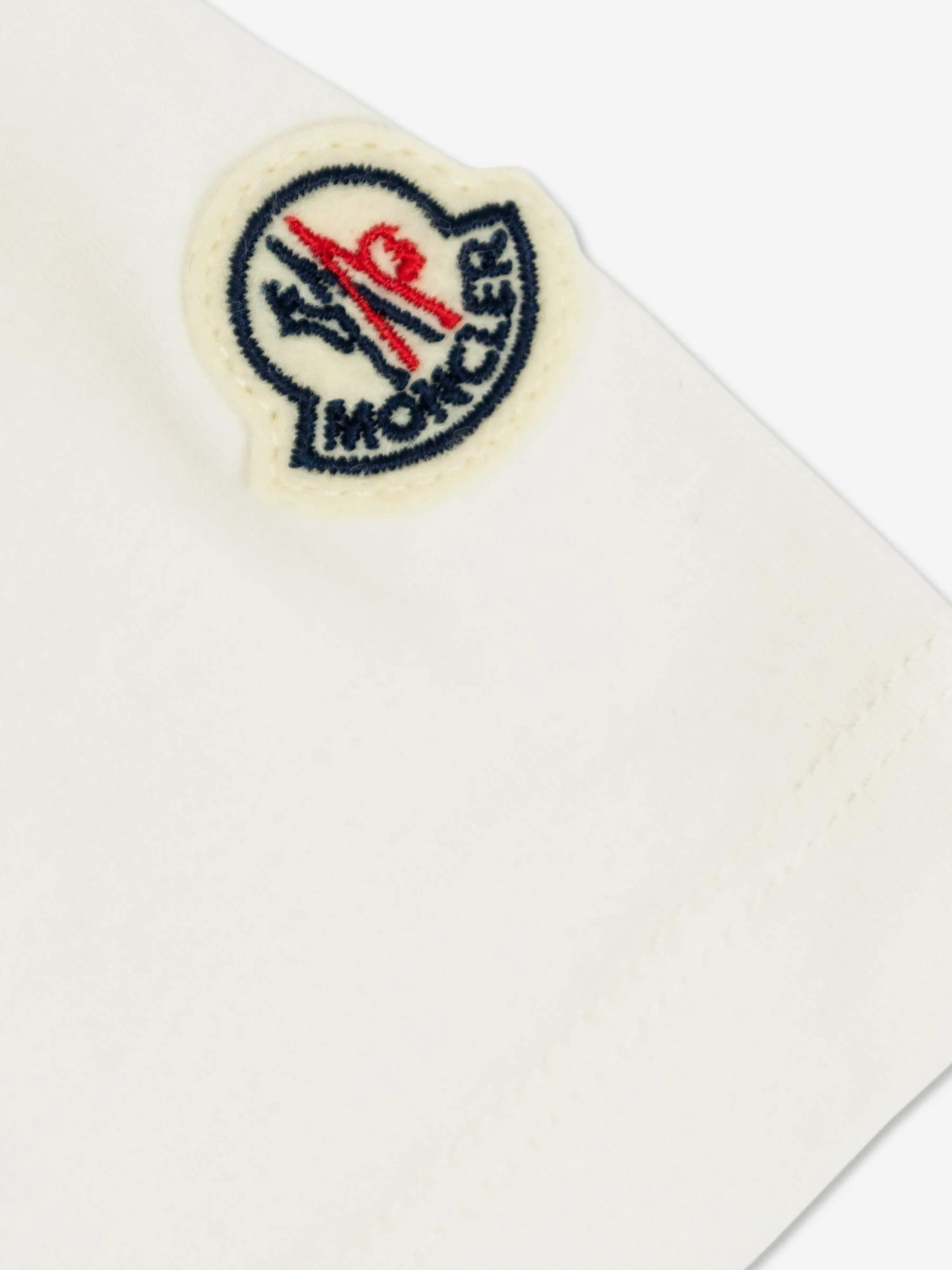 Moncler Enfant Boys Logo T-Shirt in White