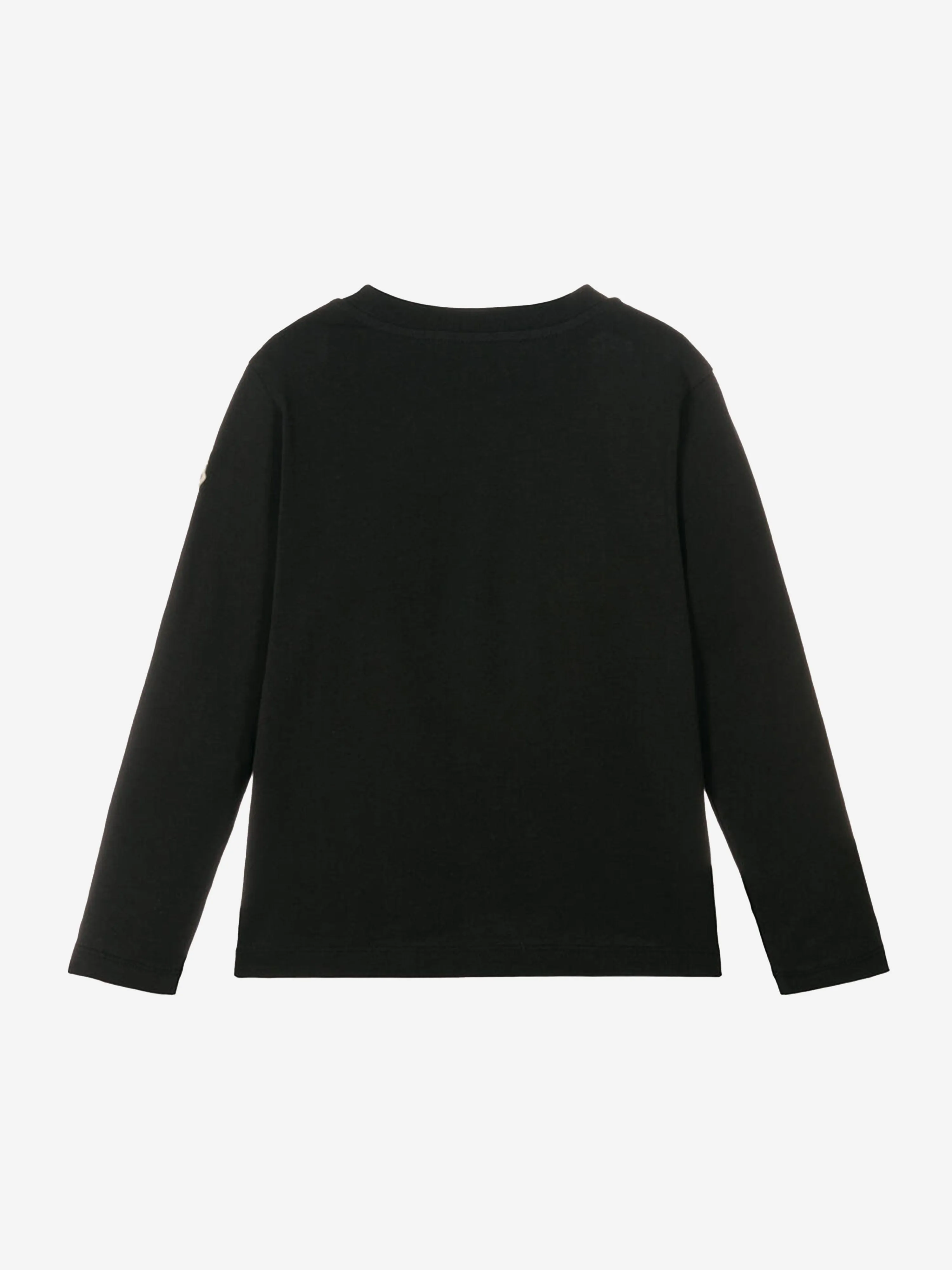 Moncler Enfant Boys Long Sleeve T-Shirt in Black