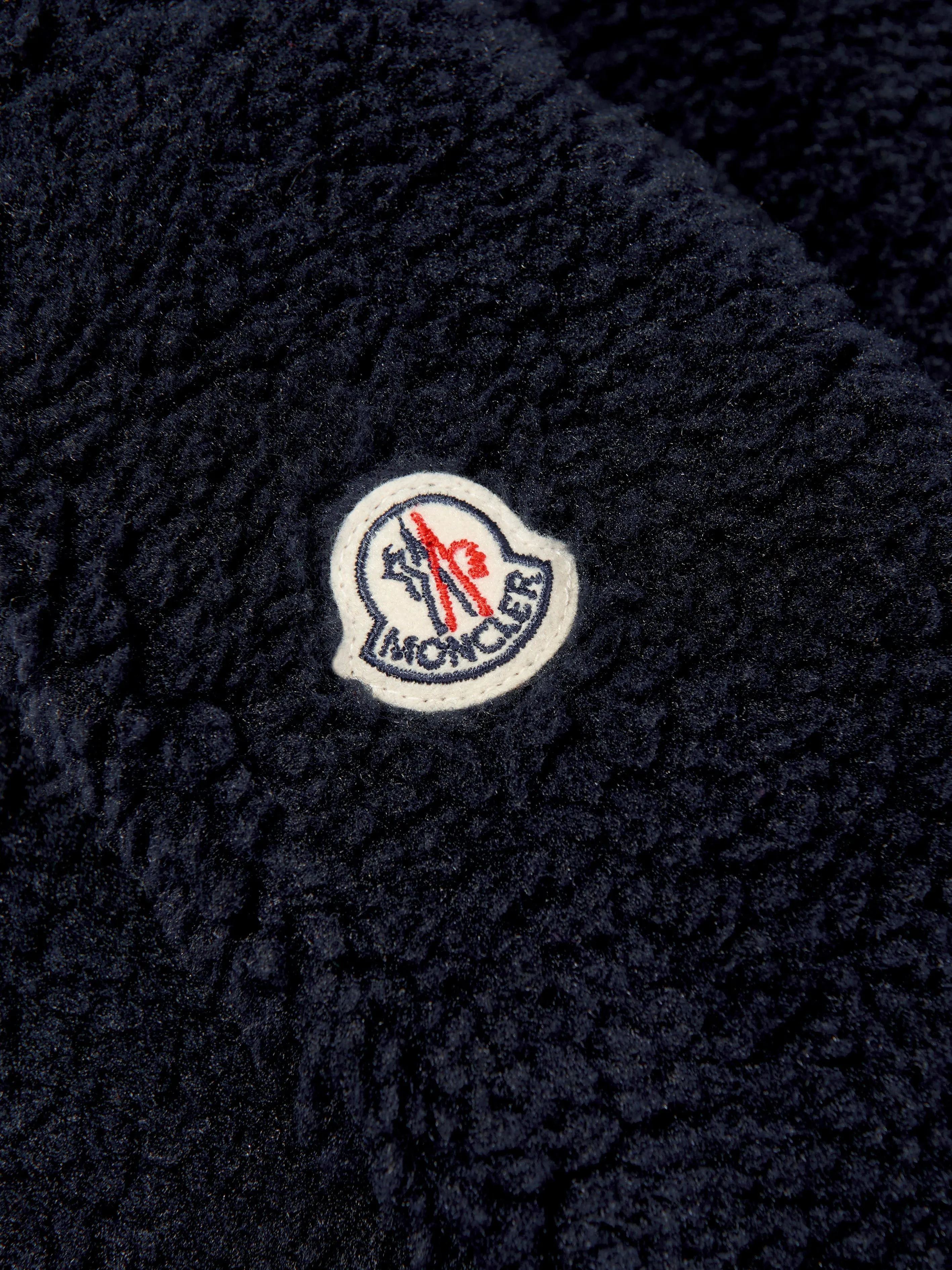 Moncler Enfant Boys Zip Up Cardigan in Navy