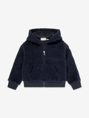 Moncler Enfant Boys Zip Up Cardigan in Navy