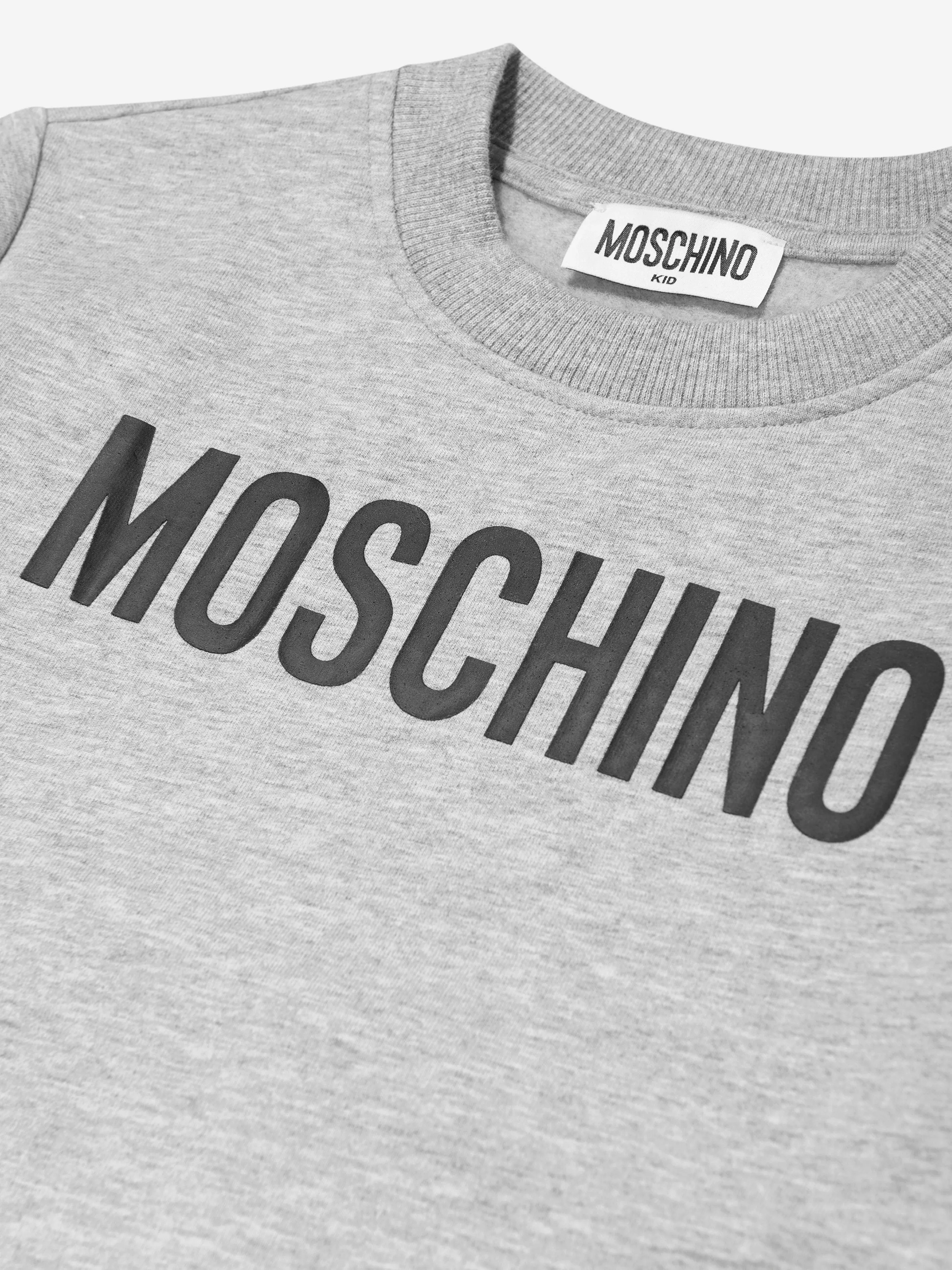 Moschino Kids Logo Sweatshirt in Grey