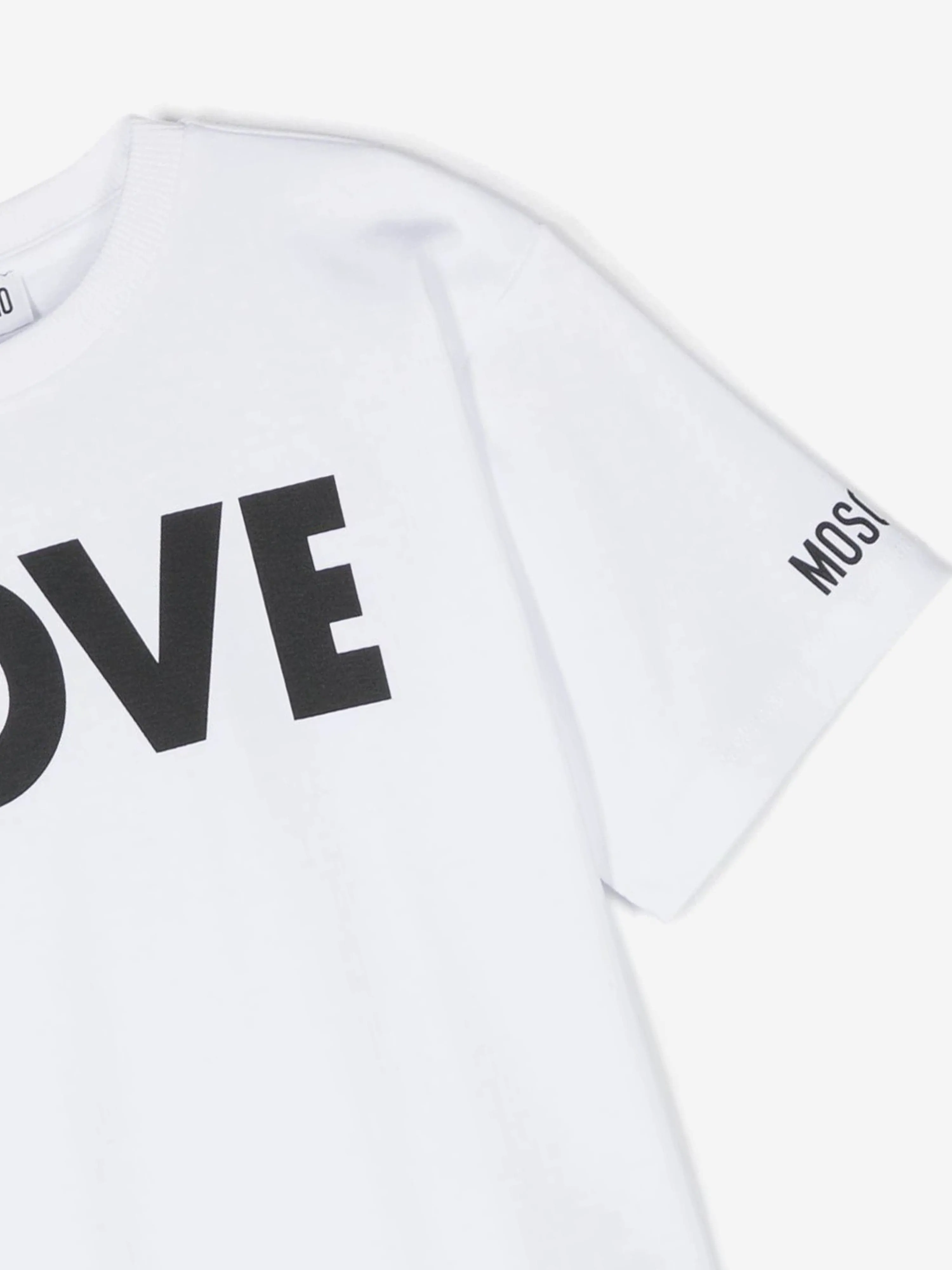 Moschino Kids Love T-Shirt in White