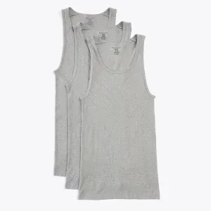 Nautica Men's Ribbed Tanks Light Brown Nautica