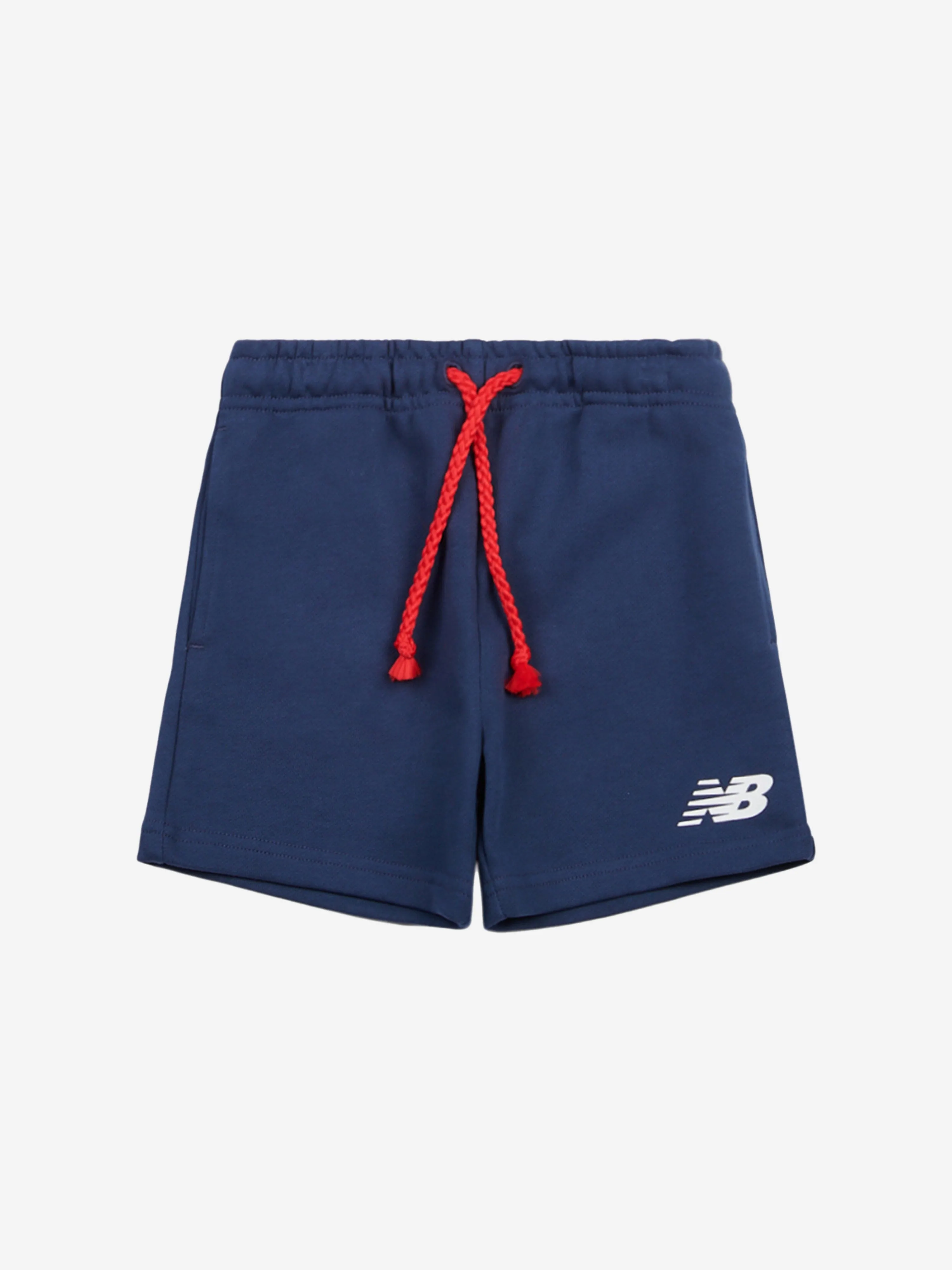 New Balance Boys Colourblock T-Shirt and Shorts Set in Red