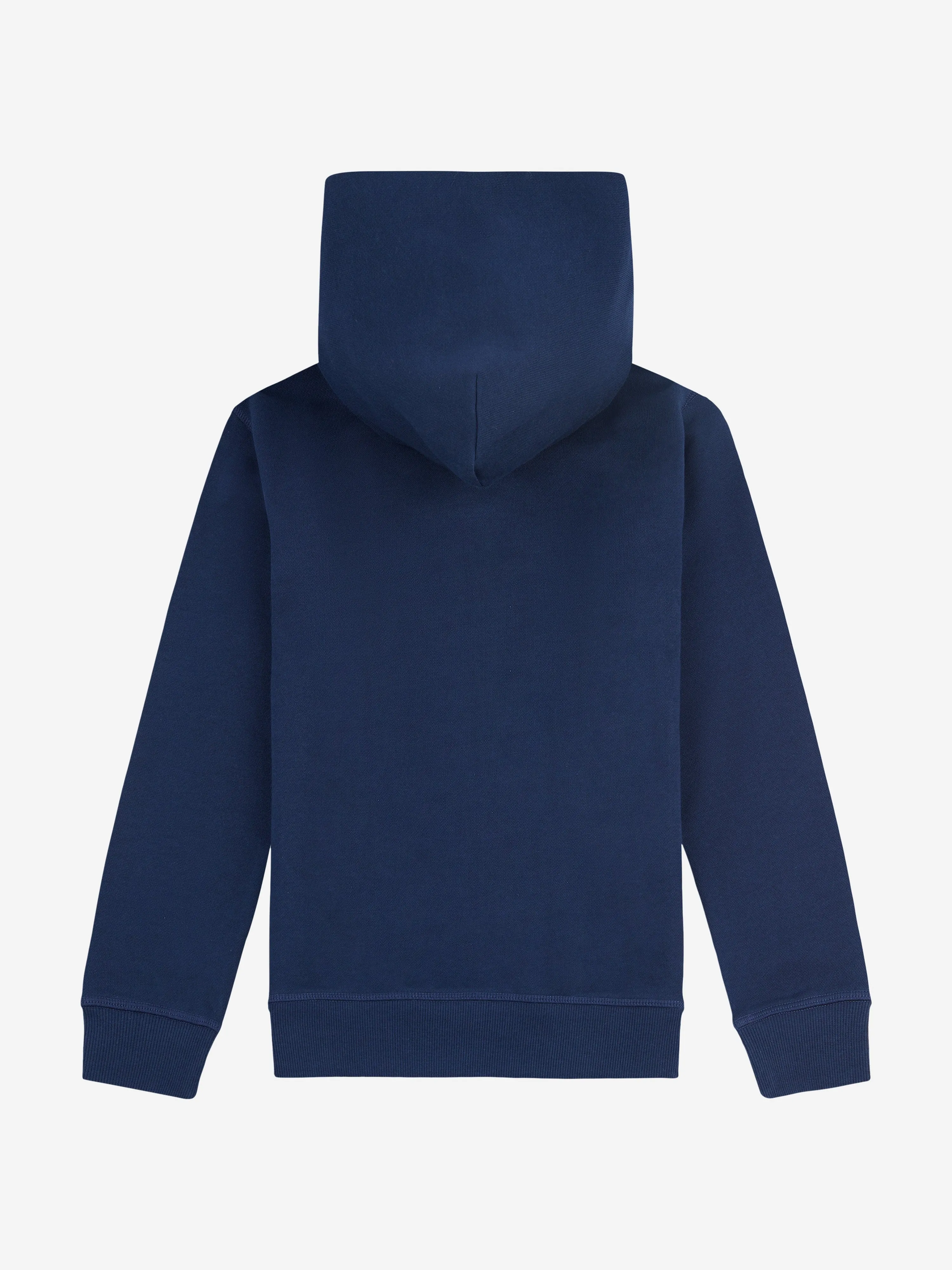New Balance Boys French Terry Small Logo Hoodie in Navy